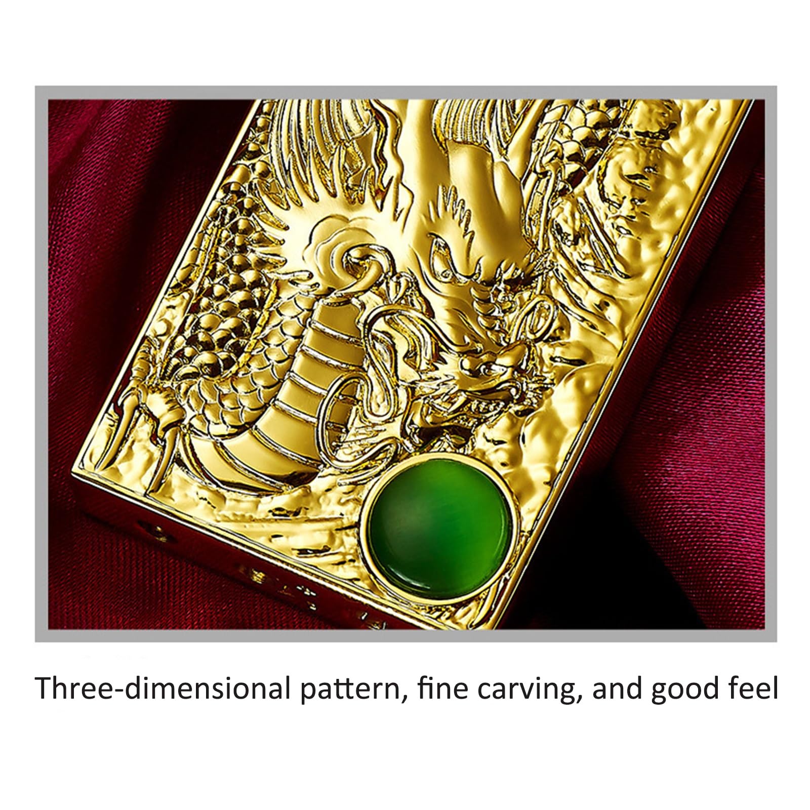 Amazon.co.jp: 高級ドラゴンライター、レトロなオープンフレーム、立体