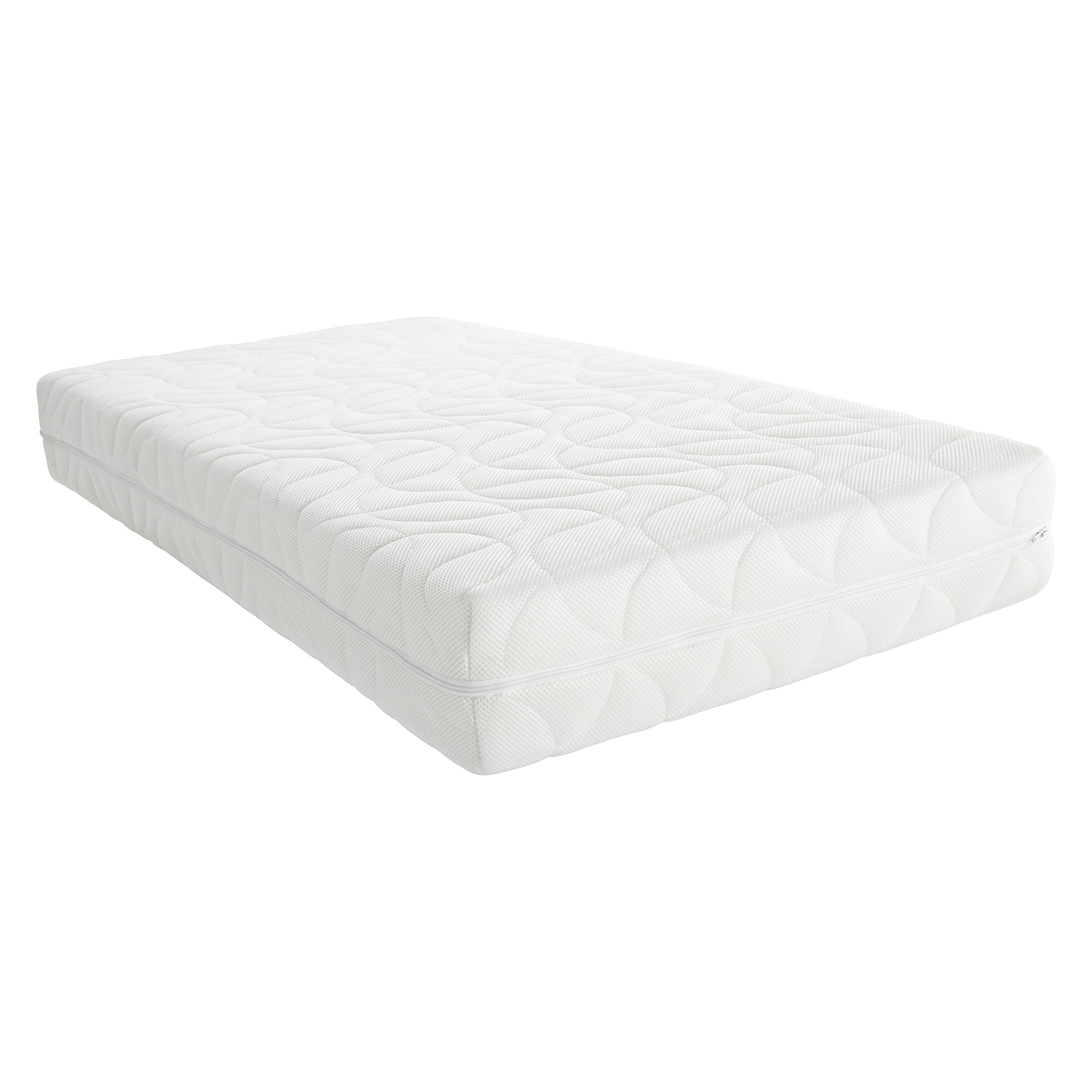 Babysom, Colchón Cuna Bebé Confort+, 70 x 140 cm, Altura 14 cm, Antiasfixia, Transpirable, Reglaje Térmico, Desenfundable, Garantía 10 años, Blanco