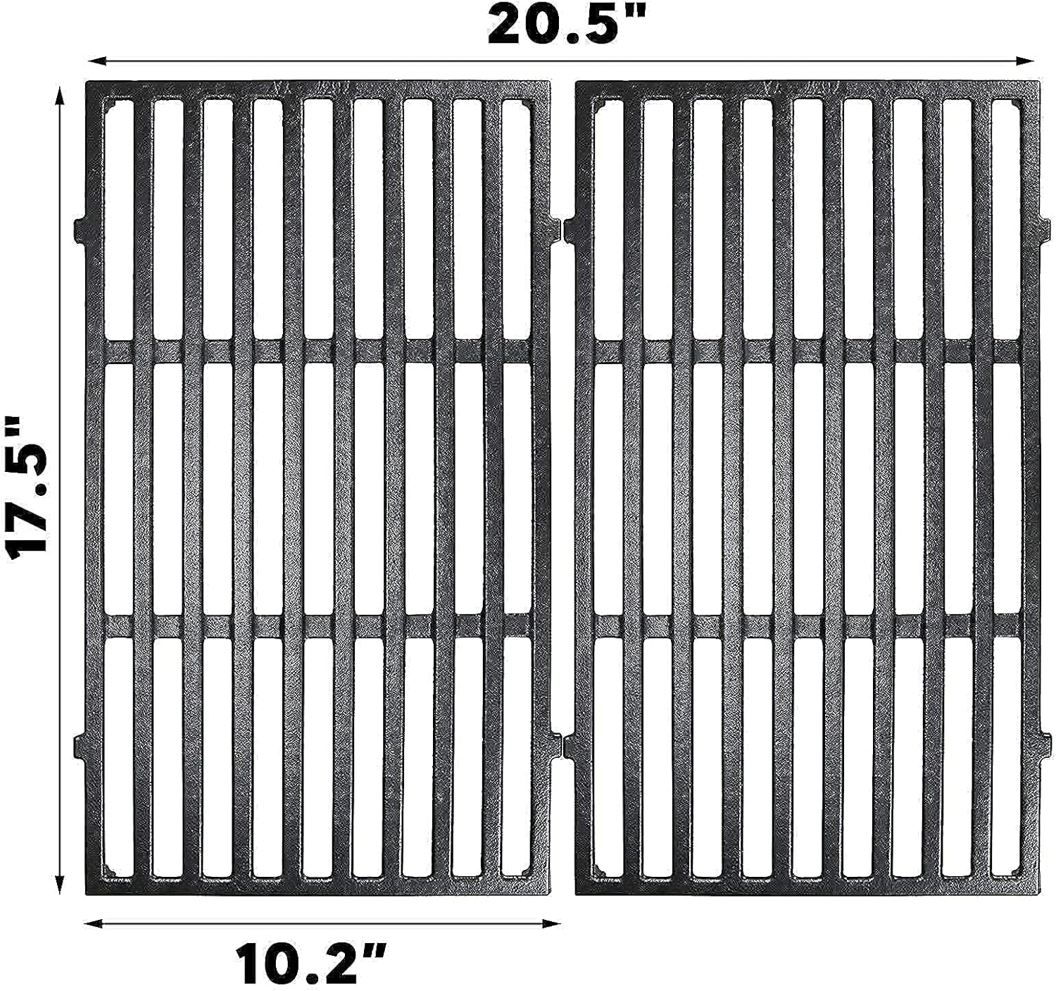Uniflasy Grill Parts Kit Replacement for Weber Spirit 200 Series, Grill Cooking Grate, Grill Burner Tubes for Spirit E-210, E-220, Spirit S-210, S-220 with Front Controls, 7637, 69785