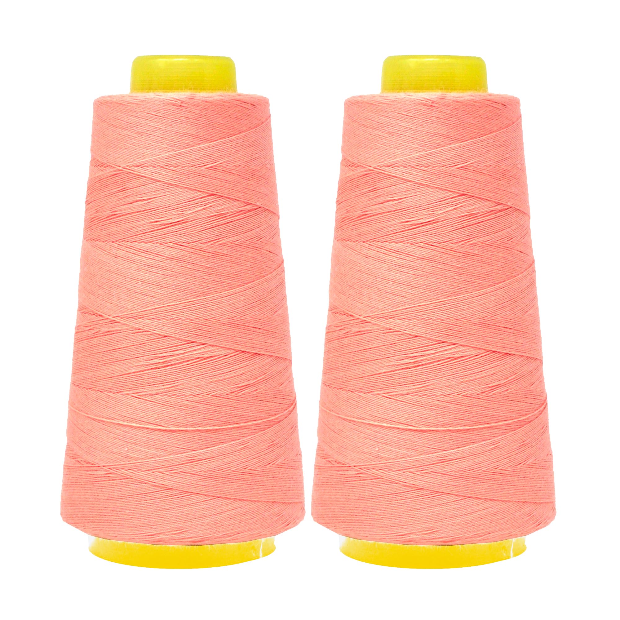 Mandala Crafts Blush Mercerized Cotton Thread Cones for Sewing Quilting
