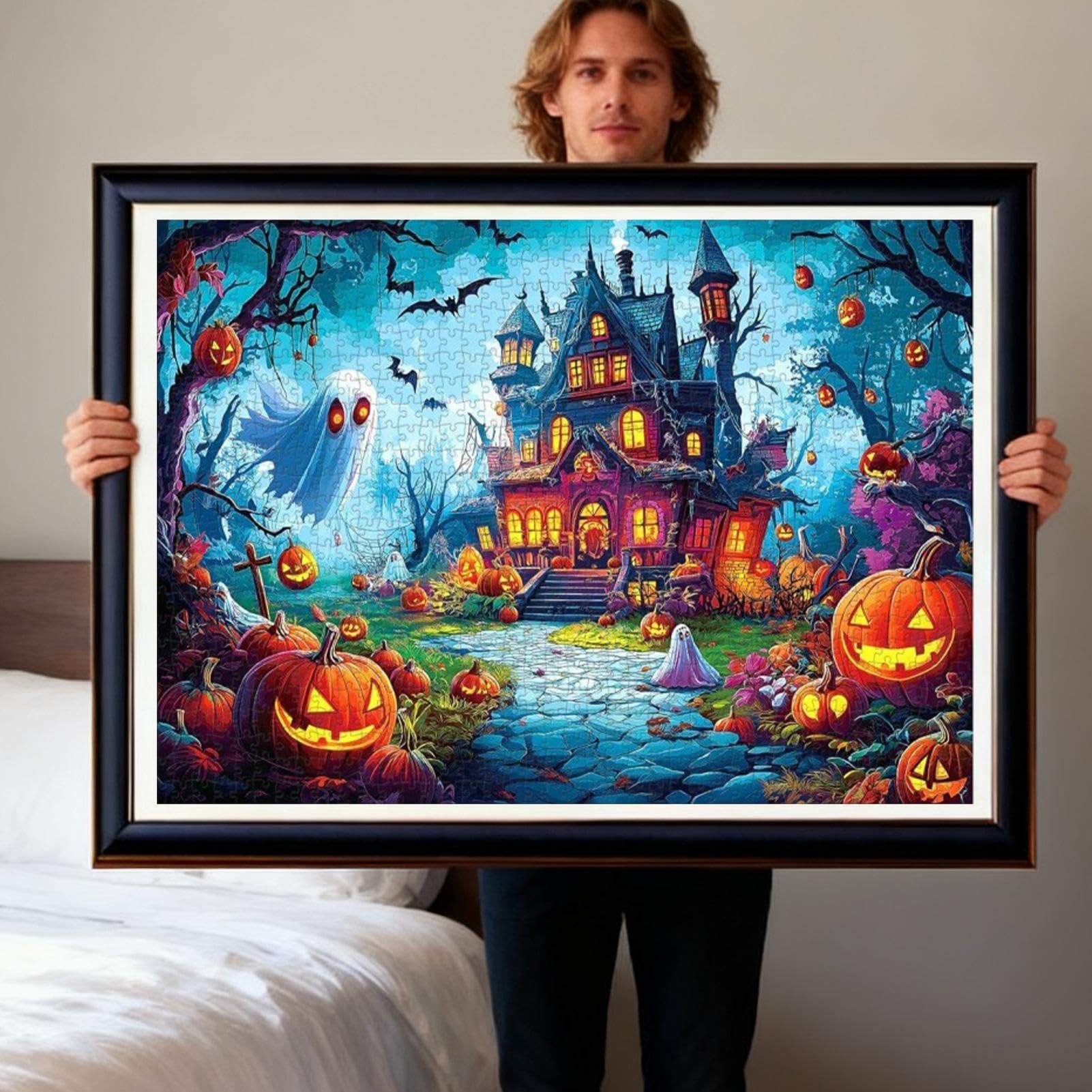Puzzle Da 1000 Pezzi Spettrale Colorato Gotico Impegnativo