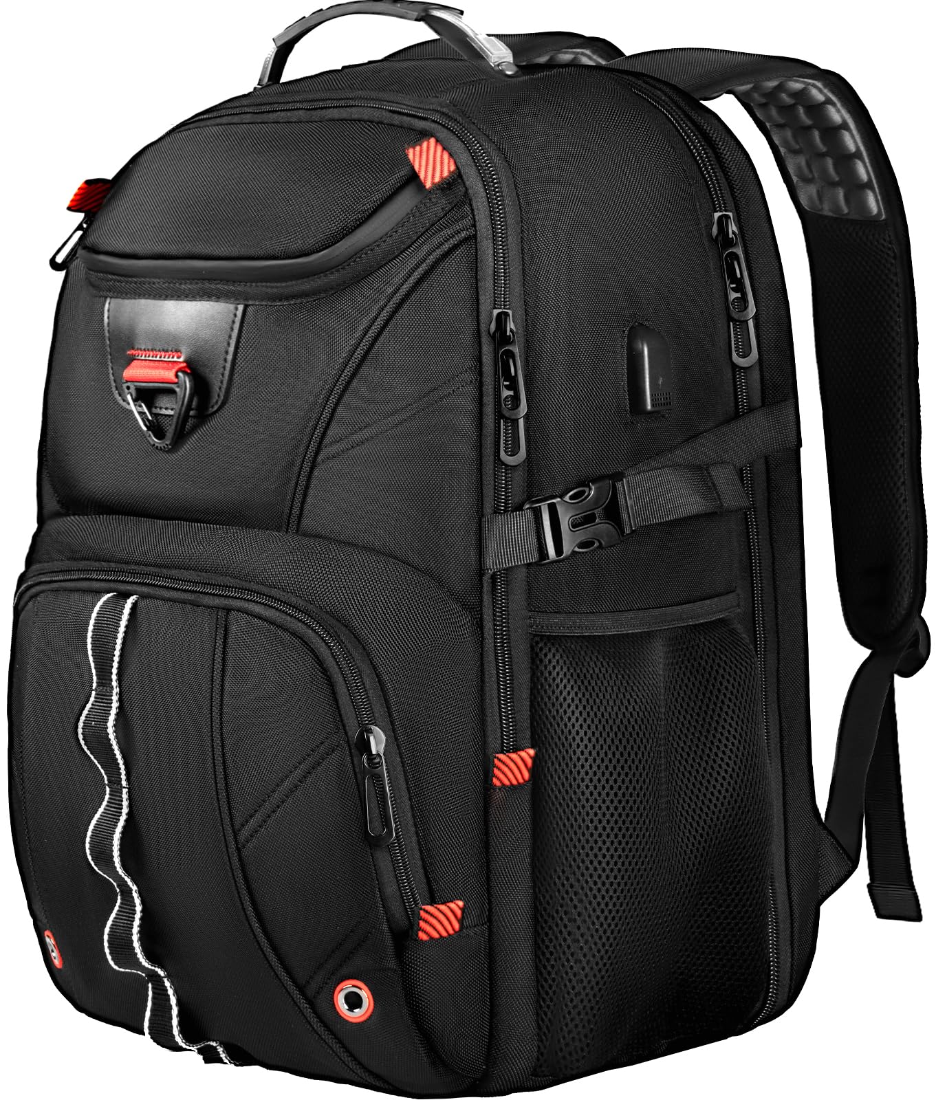 ZMMMA Extra Large Travel Laptop Backpack,18.4 inch XXXL Gaming Backpack, TSA Friendly College Daypack Big Capacity Heavy Duty Business Suitcase