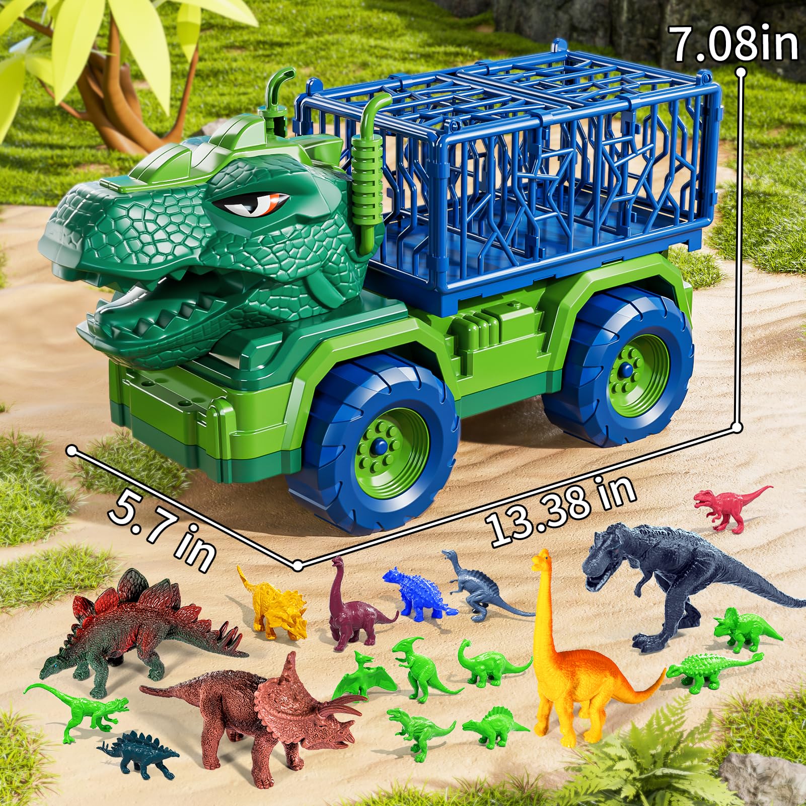 Toddler T-Rex Dinosaur Toy Set - 22 Pieces! -4