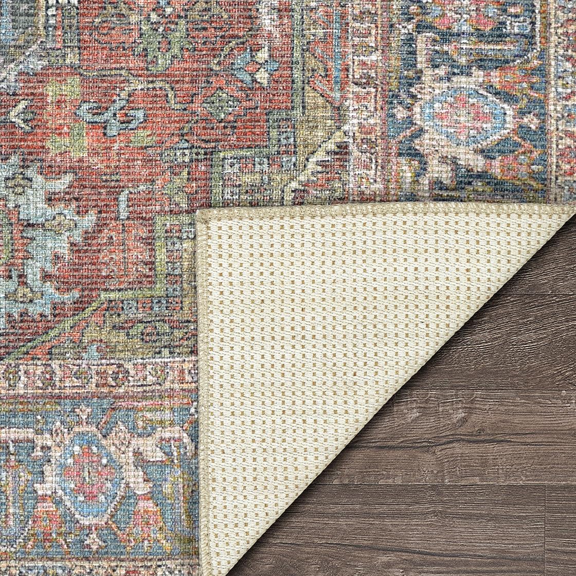 Couristan Heriz Distressed Floral Indoor Rug