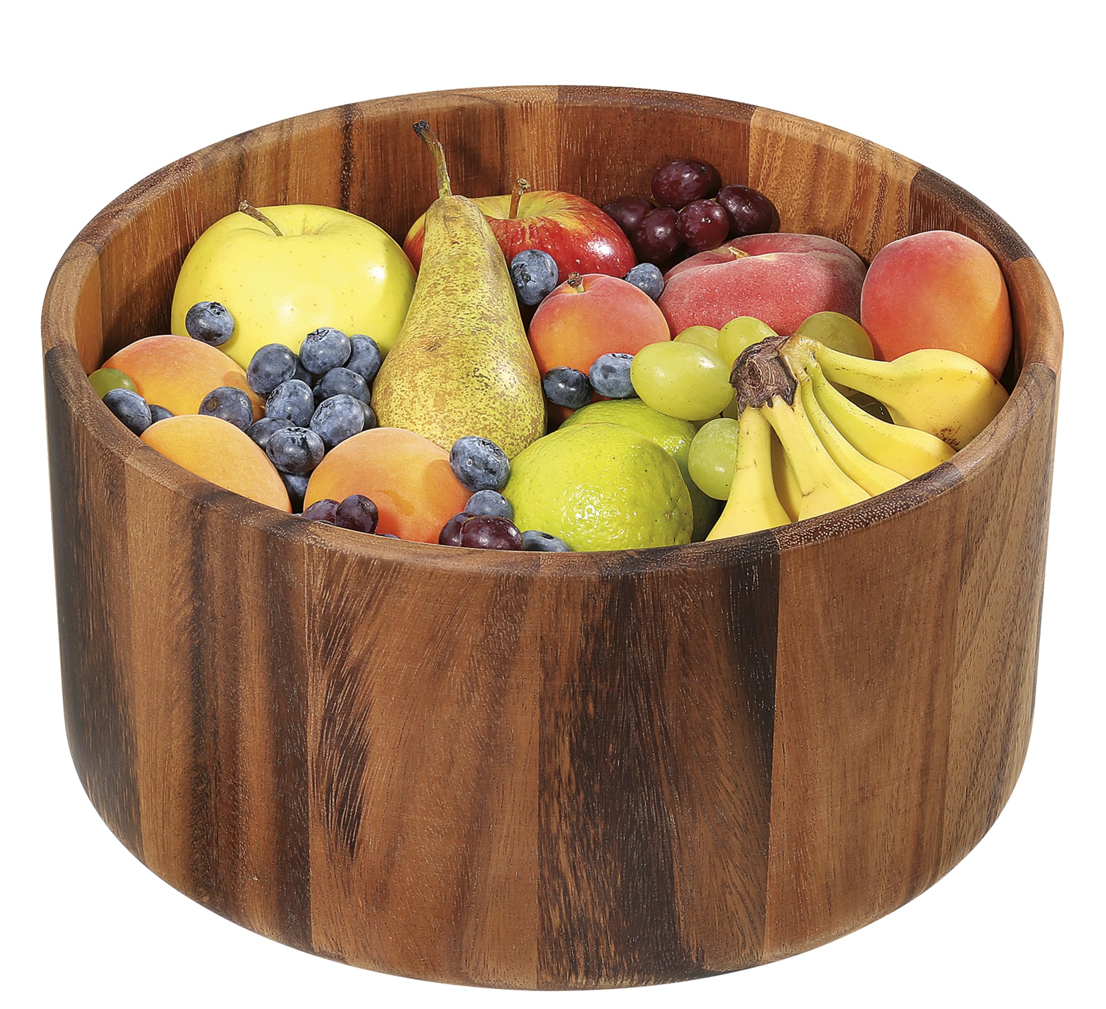 Zassenhaus Insalatiera in legno di acacia | Ciotola in legno di alta qualità | Per preparare e servire insalata | Ciotola decorativa | legno naturale | Ø 30 x 15 cm, acacia