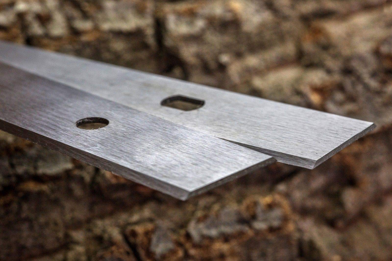 6 sztuk Scheppach 260 x 17,5 x 1 mm Jednorazowe noże strugarskie Odwracalne Rozstaw otworów 175 mm