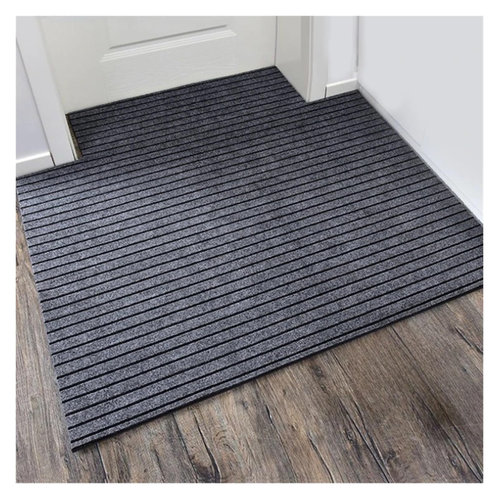Zerbino Ingresso Tappeto e zerbino a copertura totale, di benvenuto, tappeto da pavimento impermeabile antiscivolo for interni ed esterni(Black,60x90)