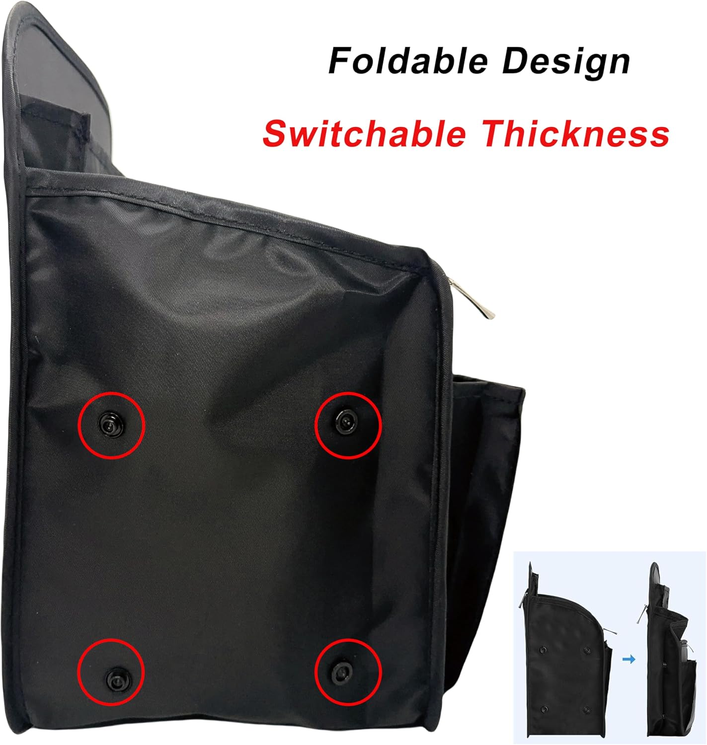 Backpack Organizer Insert with Dividers for Stanley All Day Madeleine Midi Cooler Backpack,Convert Lunch Bag to Multipurpose Daypack for Daily Commute, Work,and Travel(Black)