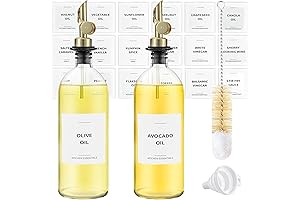 Gold Olive Oil Dispenser Bottle