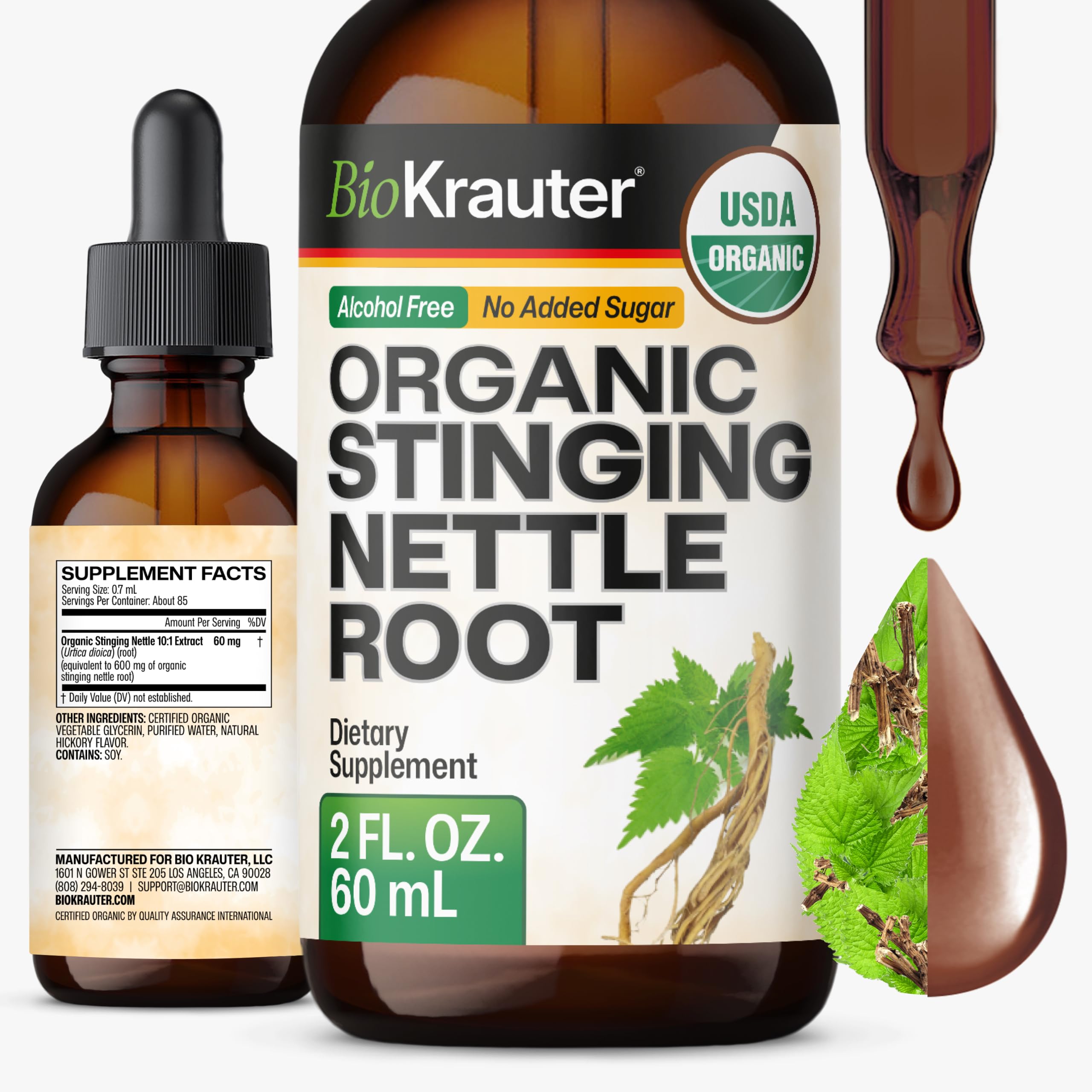 USDA Organic Stinging Nettle Root for Urinary, Seasonal & Immune - 4 Fl.Oz — Amazon image 10