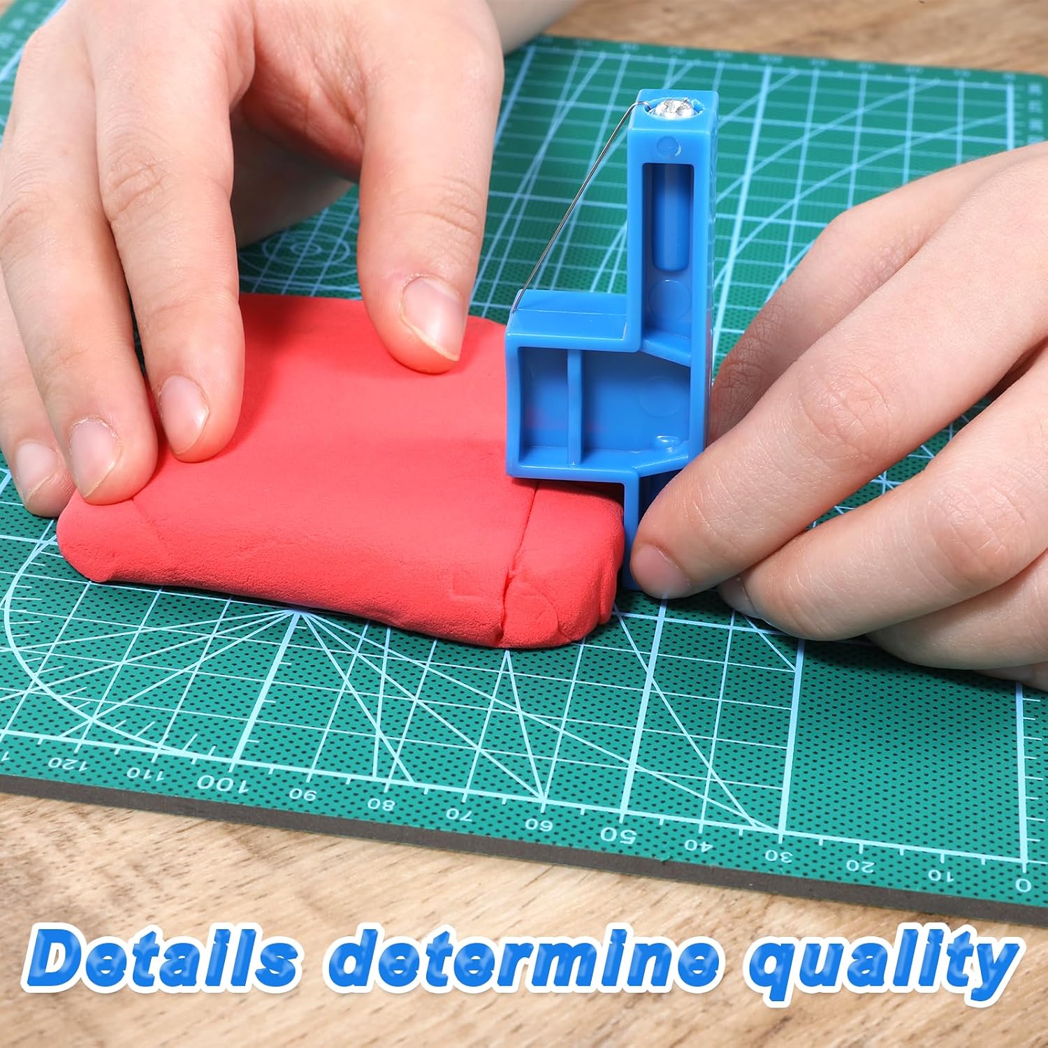 Angle Cutting Clay Tool Steel Wire Bevel Cutter Small Pottery Angle Clay Trimming Tool Plastic Ceramic Wire Small Pottery Cutter for Ceramics Sculpting