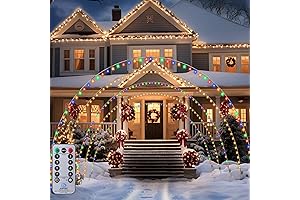 Christmas Light Tunnel Archway Driveway, the Gateway to Festive Brilliance