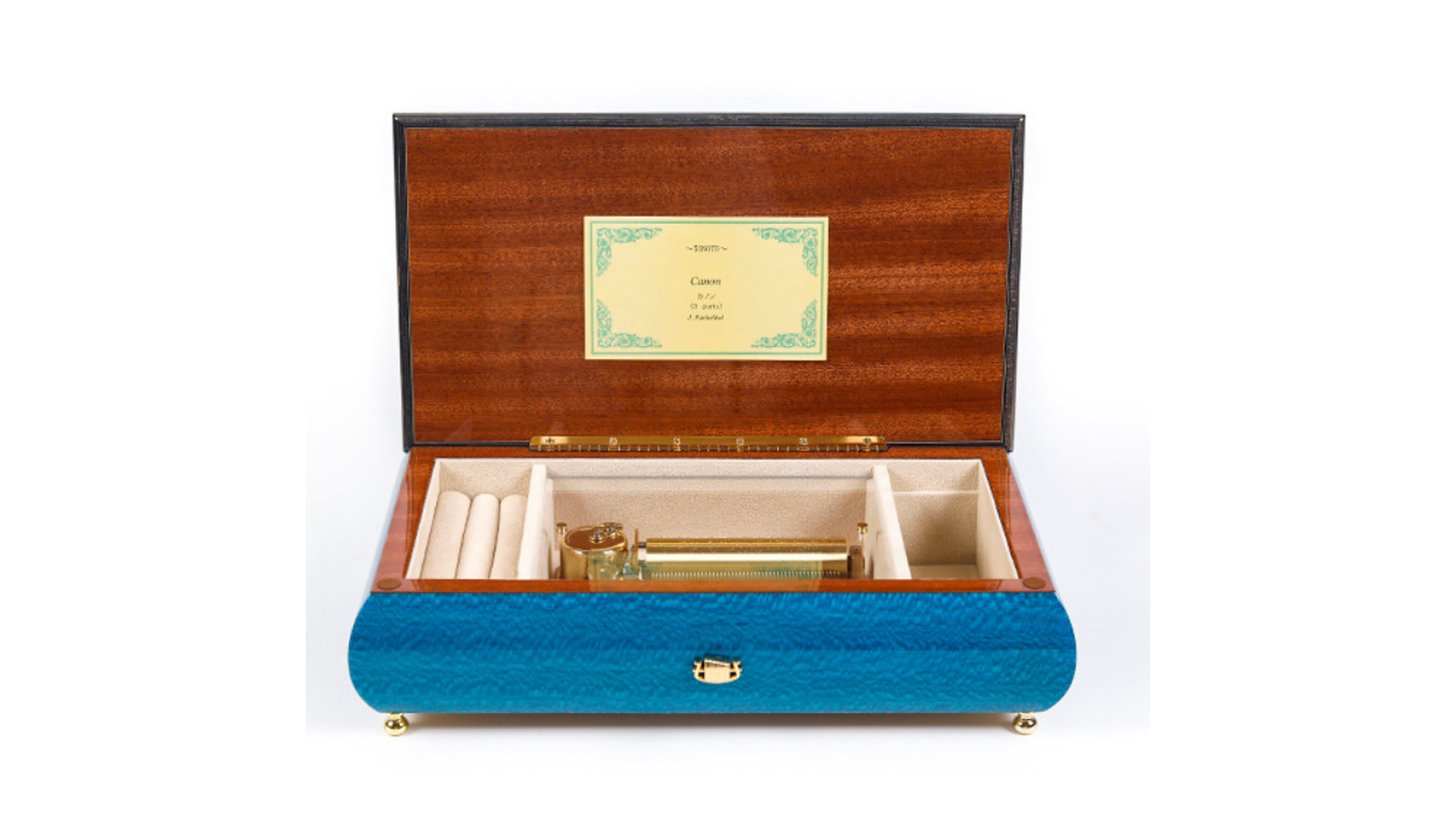 Watch Play ﹙ Always With Me ﹚ 50 Note Wooden Music Box with