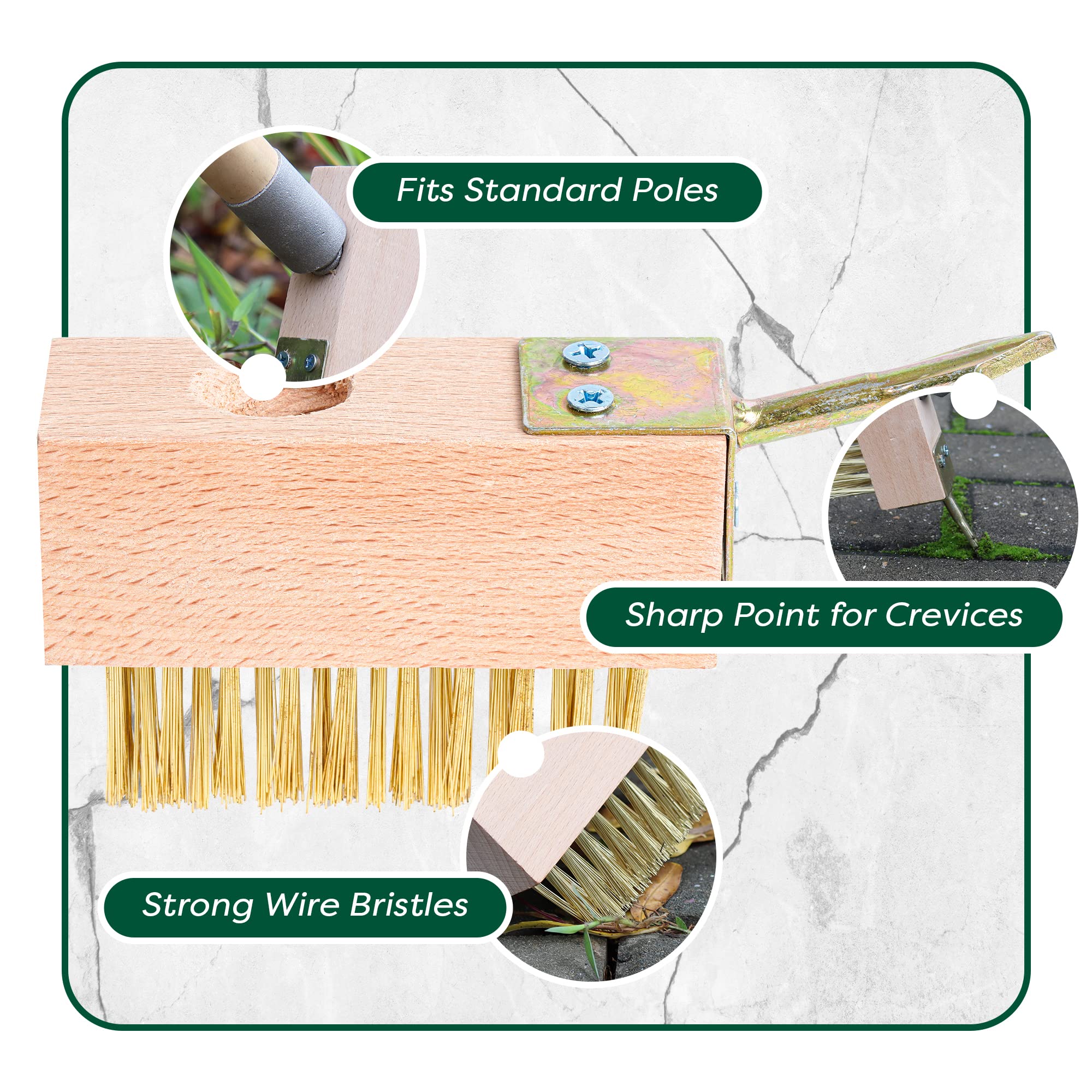 SCRUBIT Moss & Weed Remover - Clean Patios & Decks -6 SCRUBIT Moss & Weed Remover - Clean Patios & Decks -6
