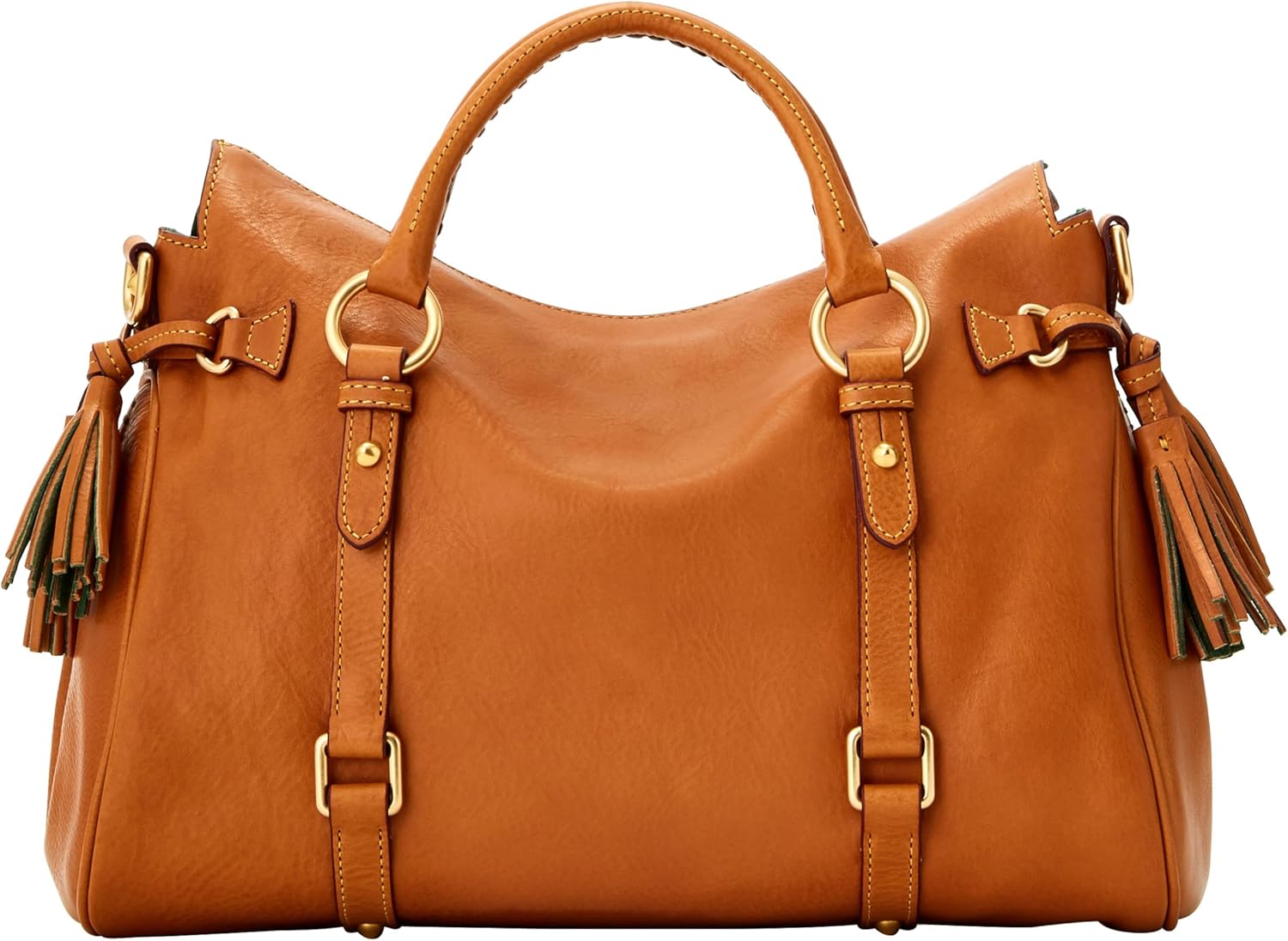 Dooney & Bourke Satchel Bags for Women, Large Florentine Handbag with Optional Crossbody Bag Strap - Image 5