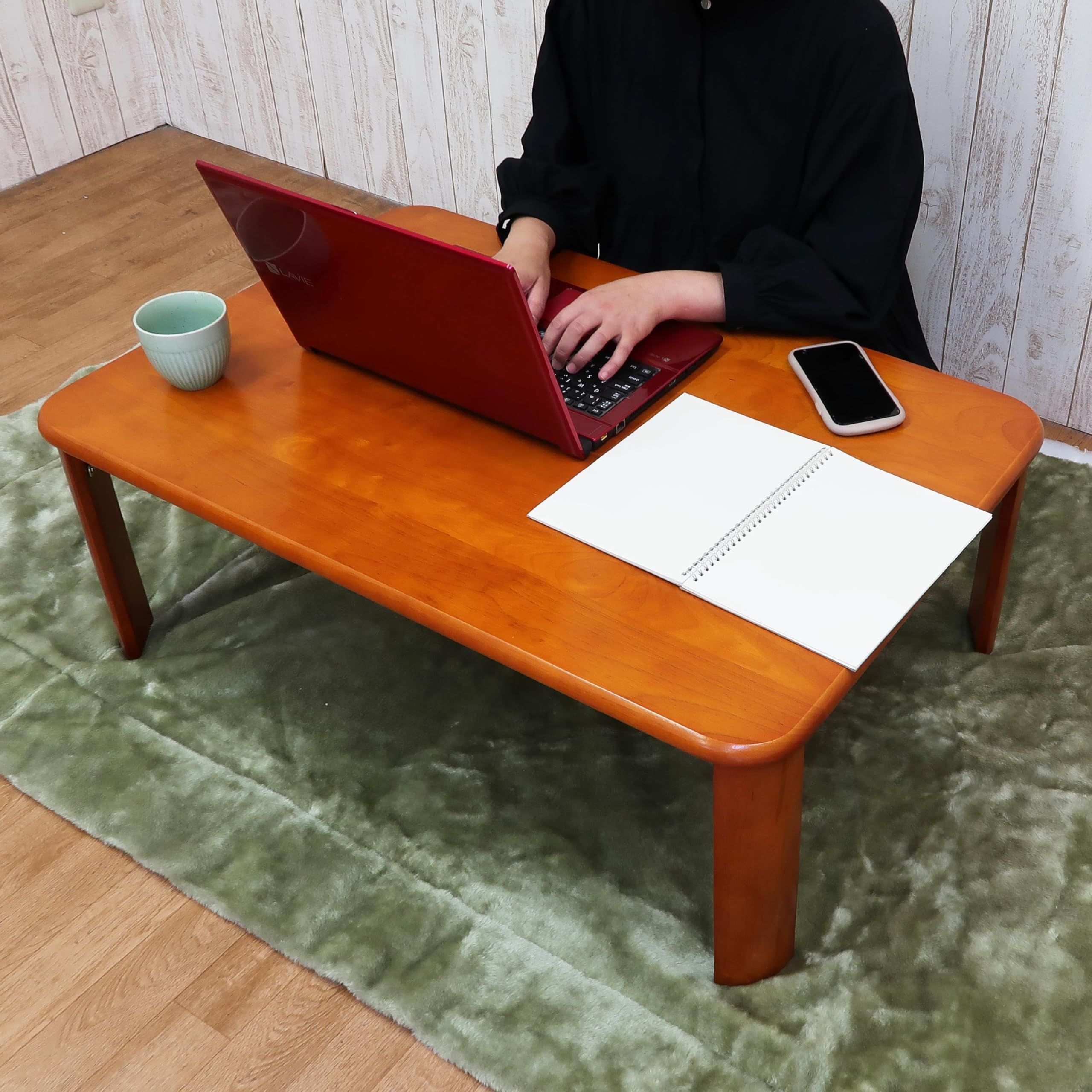 Amazon.co.jp: テーブル ローテーブル 折りたたみテーブル 机 折り畳み