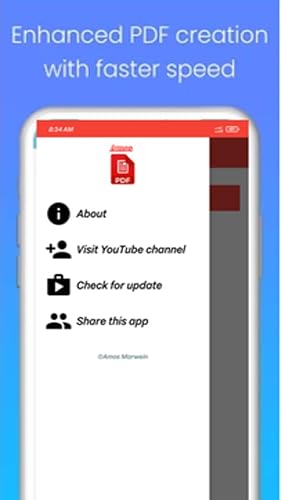 Amos PDF maker/creator