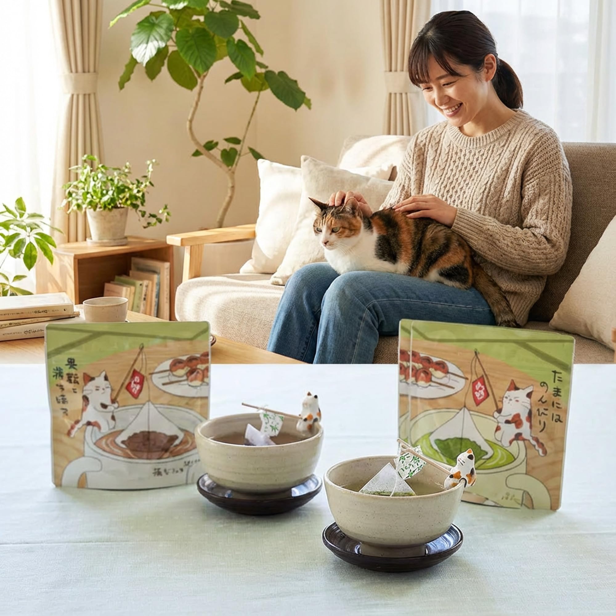 Amazon | ねこ茶 ティーバッグ（全30包）ギフト セット 誕生日