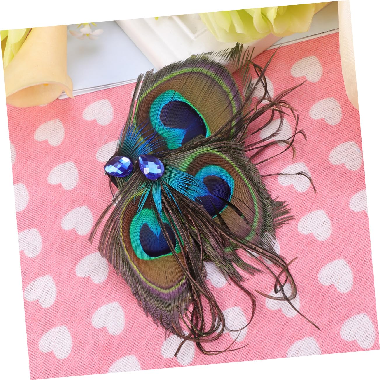 DOITOOL 6stücke Retro Haarnadeln Mit Pfauenfedern Elegante Haaraccessoires Für Frauen Und Mädchen Für Hochzeiten Und Partys
