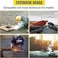 Vista 8 de VEVOR Cable de extensión de soldador de 25 pies, 40 amperios, 250 V, 8 calibre 3 puntas, cable de extensión de soldadura resistente con NEMA 6-50P a