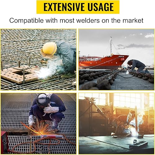 Miniatura 8 de VEVOR Cable de extensión de soldador de 25 pies, 40 amperios, 250 V, 8 calibre 3 puntas, cable de extensión de soldadura resistente con NEMA 6-50P a