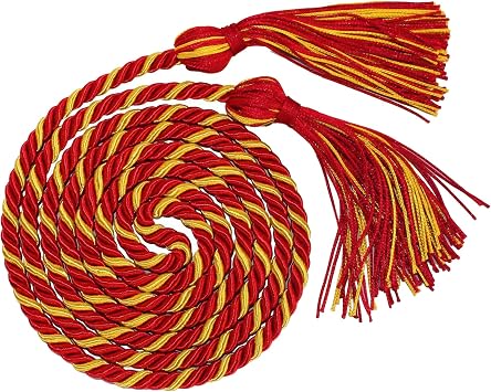 Red Gold Honor Cord Graduation Tassel Honor Cord for Grad Days and Student