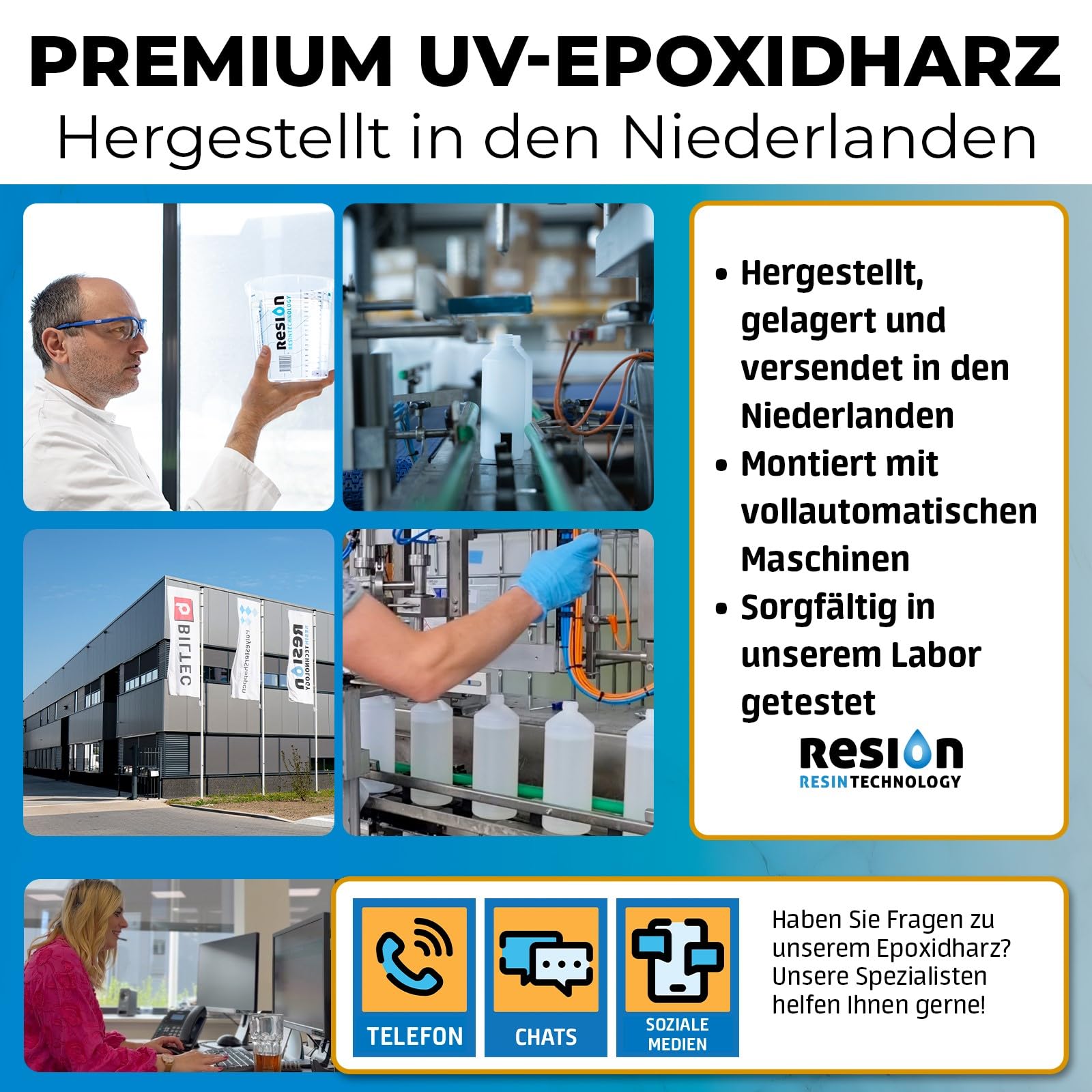 Epoxidharz mit Härter, mit UV-Blocker, Kristallklar | 8 KG | Epoxidharz Set, Epoxidharz, Kunstharz, Resin Gießharz, Epoxy Resin, Gießharz Set, Kunstharz Gießen Set, Epoxidharz Anfänger-Set