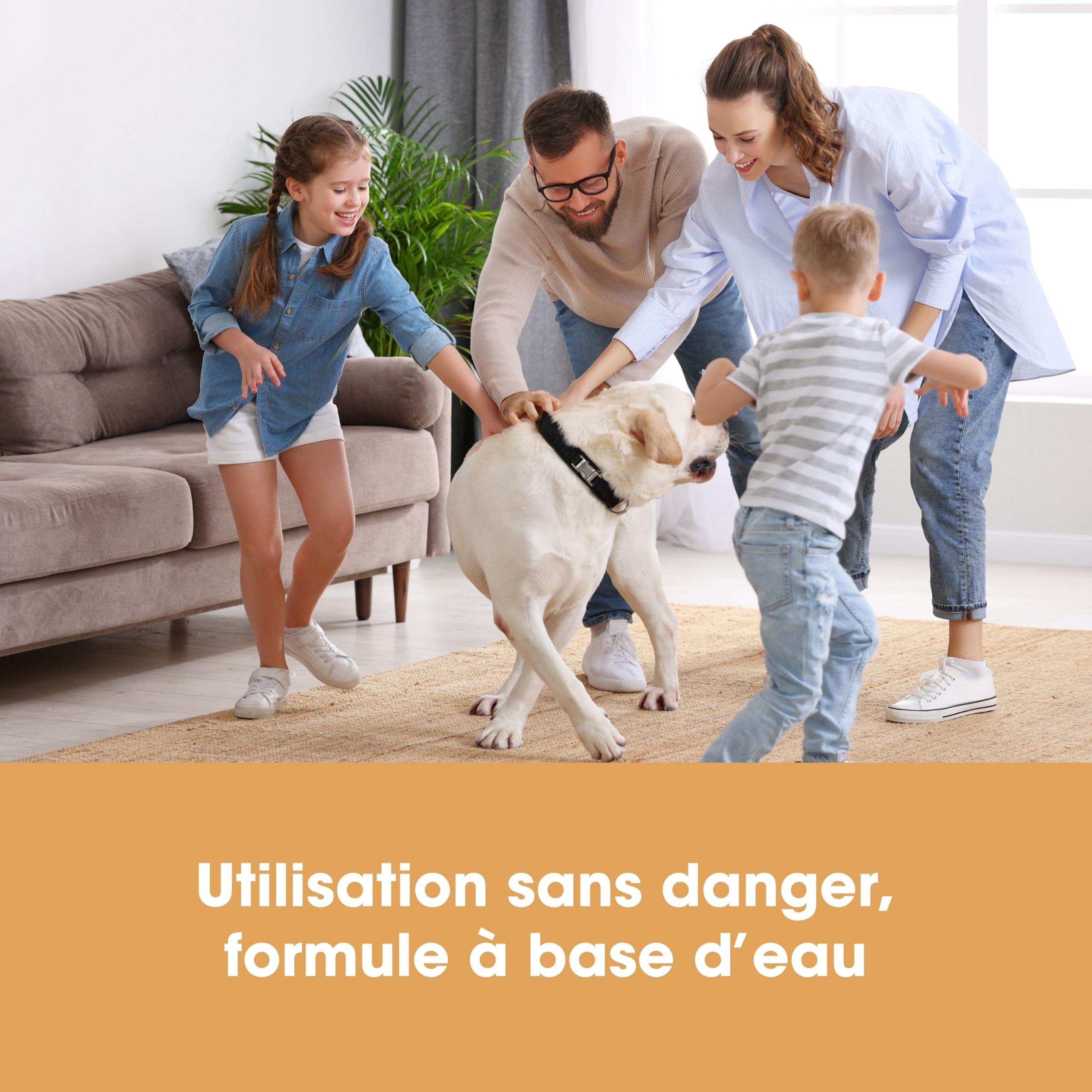 Furniture Clinic Spray protecteur pour tapis et tissus d'ameublement - Repousse toutes les taches et l'eau - Spray protecteur pour tissus d'ameublement, tapis, canapés, sièges de voiture - 5 L