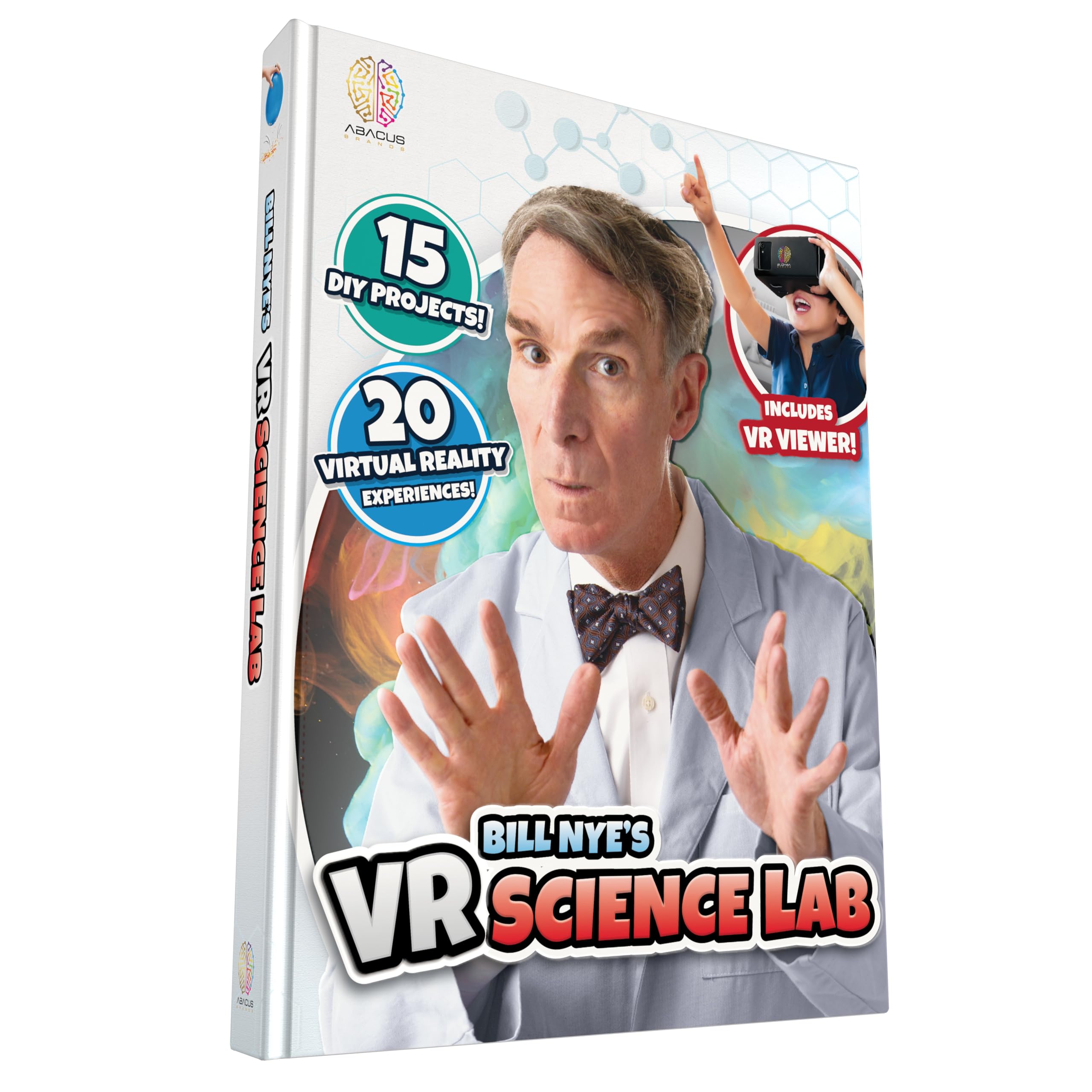 Abacus Brands Bill Nye VR Science Lab Interactive Book - Discover the Wonders of Science with Bill Nye in VR/AR