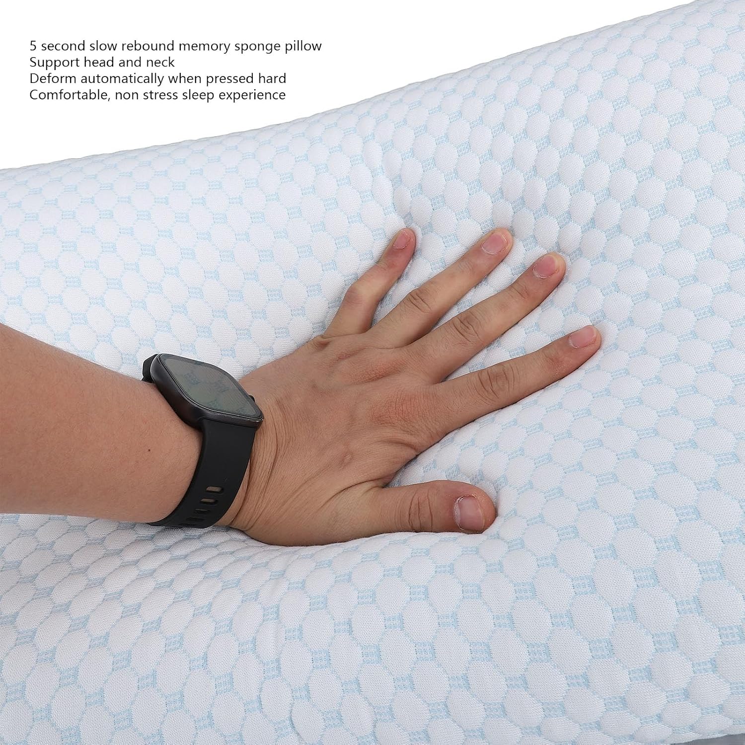 Ultra Pain Relief Cooling Pillow for Neck Support, Sleeping Breathable Slow Rebound for Side Back Stomach Sleeper