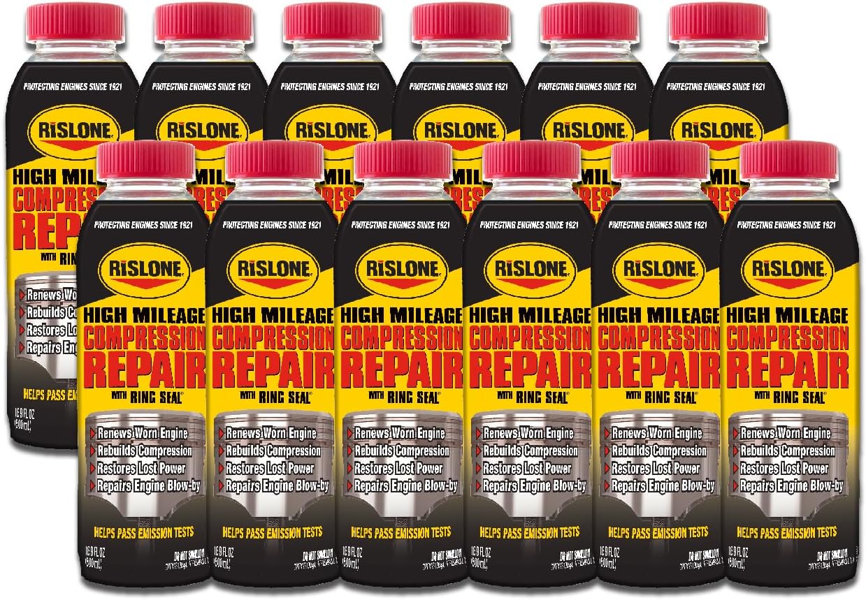 Rislone 4447-12PK Compression Repair with Ring Seal - 16.9 oz, (Pack of 12)
