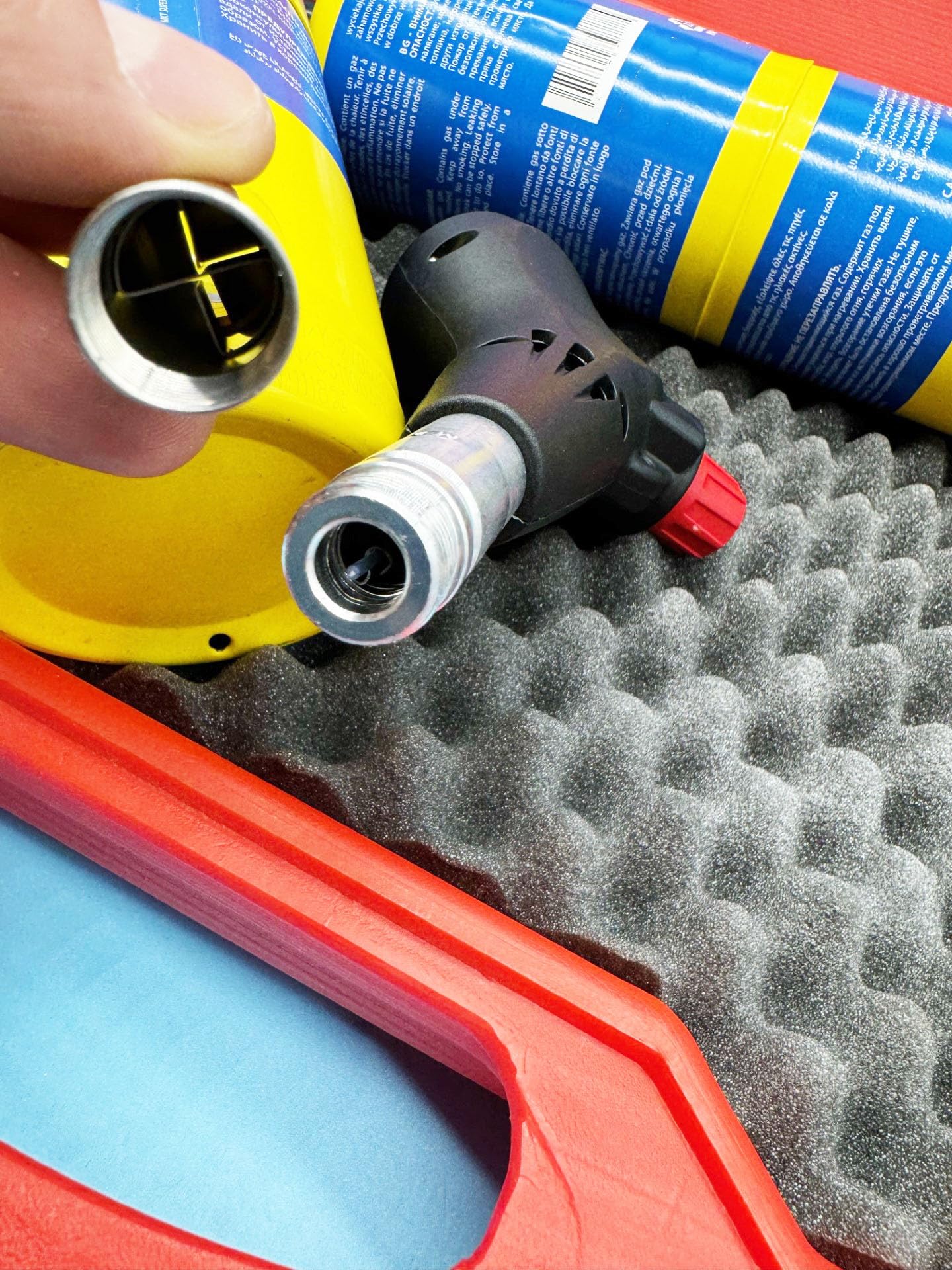 Soplete Profesional a Gas | Kit Soplete + 2 Recambios de Gas 400gr | Kit Profesional de Soldadura