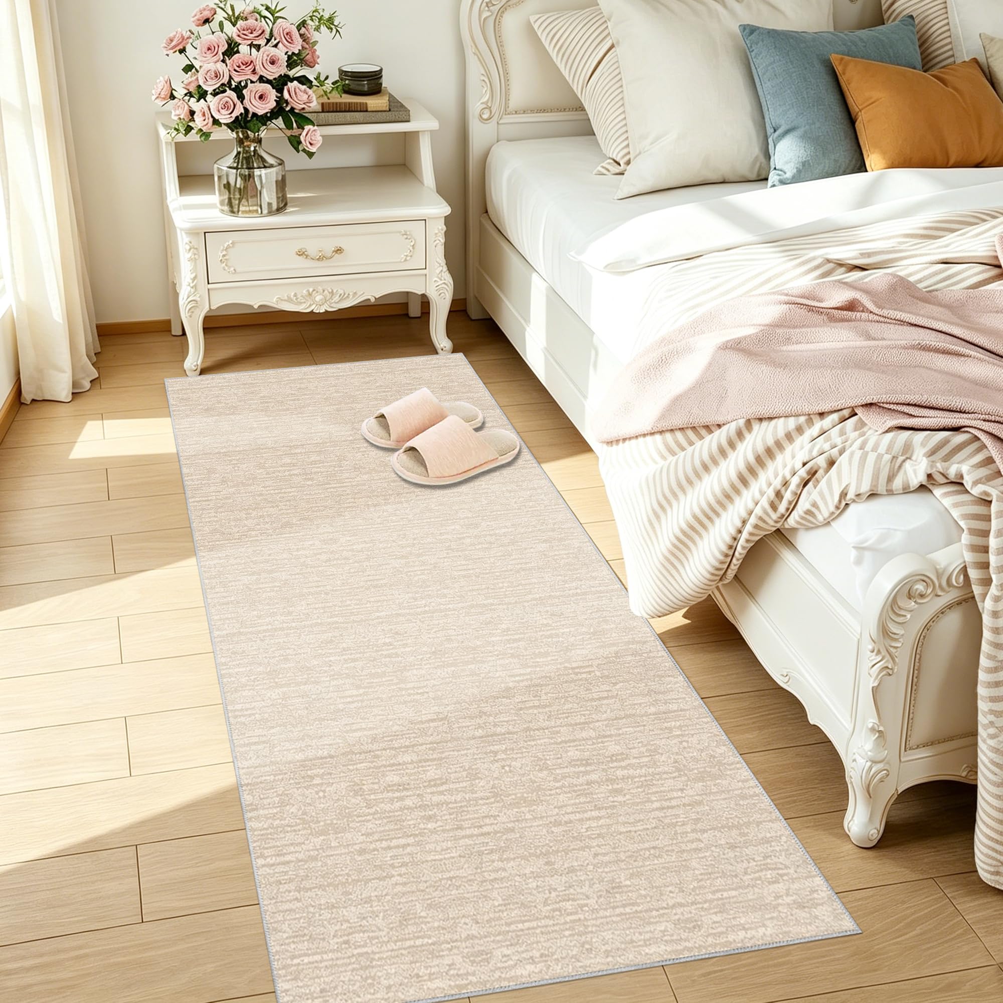 Tapis de Couloir Tapis de Cuisine Devant Evier Tapis de Passage AntidéRapant Lavable en Machine 100 x 200 cm Tapis d'entrée Interieur Facile à Nettoyer pour Couloir Chambres Manger Buanderie