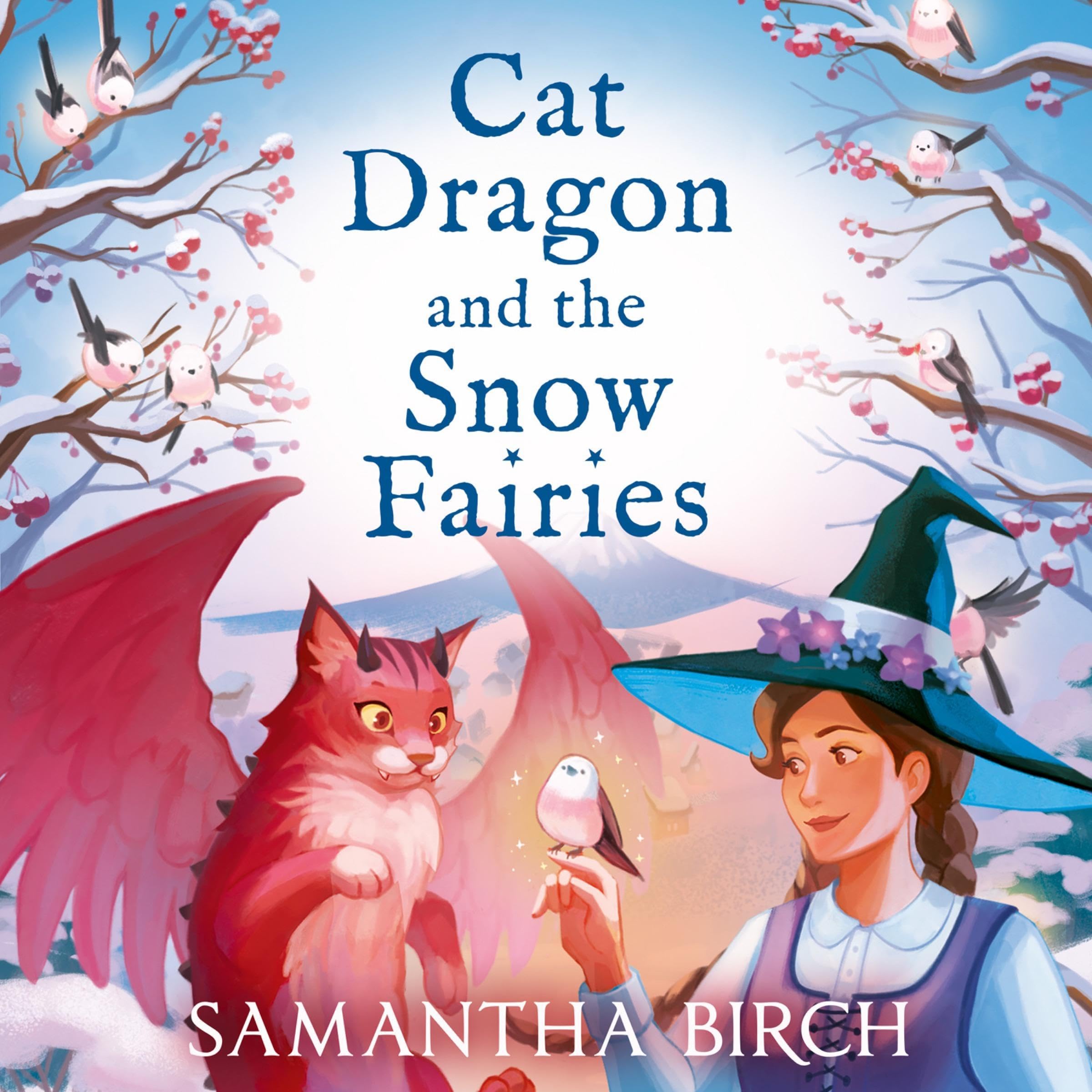 Cover art for Cat Dragon and The Snow Fairies