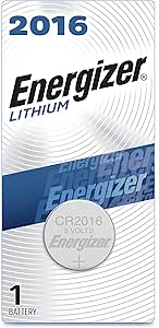 Energizer 2016 Batteries 3V Lithium, (1 Battery Count), Black/Silver (EVEECR2016BP)