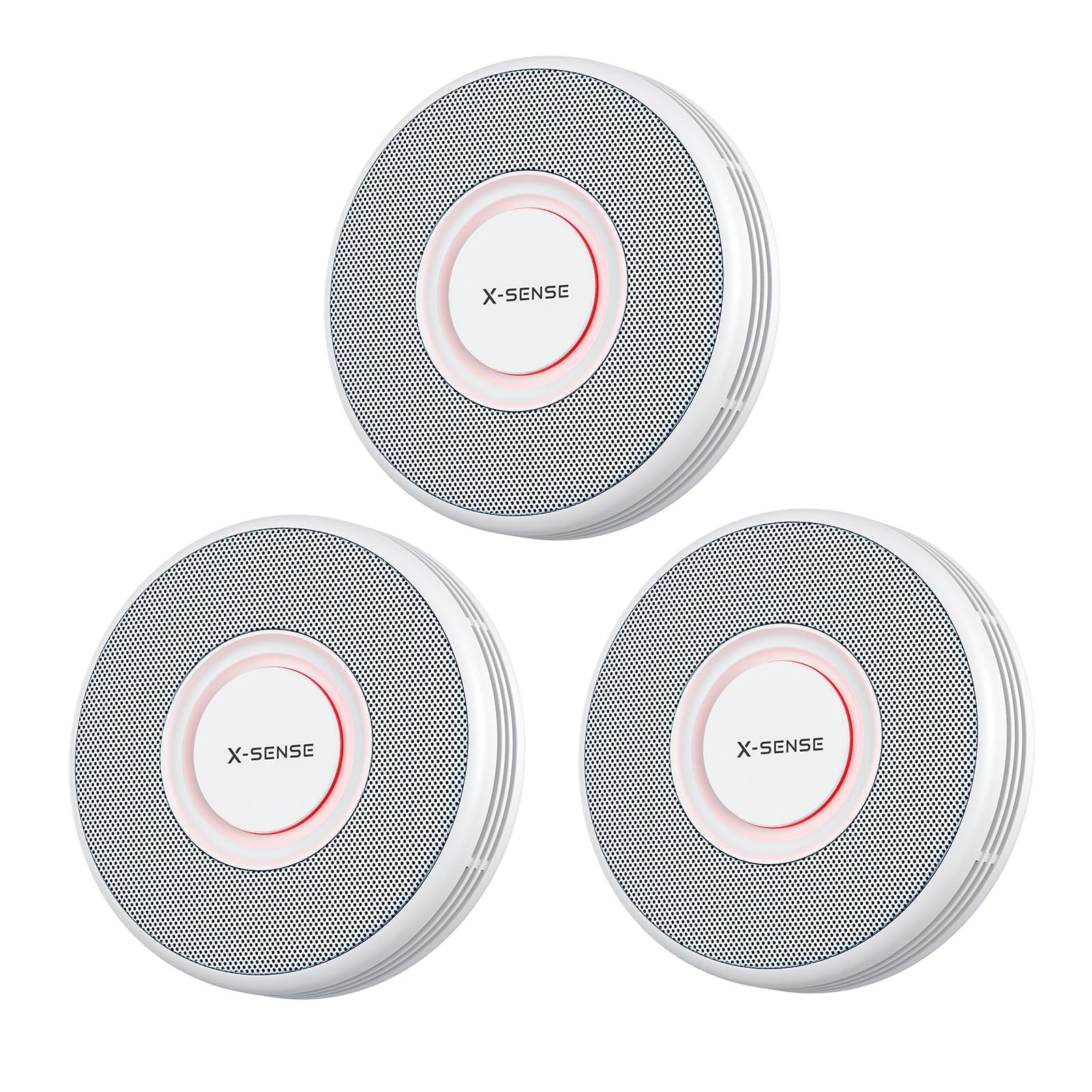 X-Sense Standalone Rauchmelder mit Sprachalarm, XS0B-SN, 3 Stück