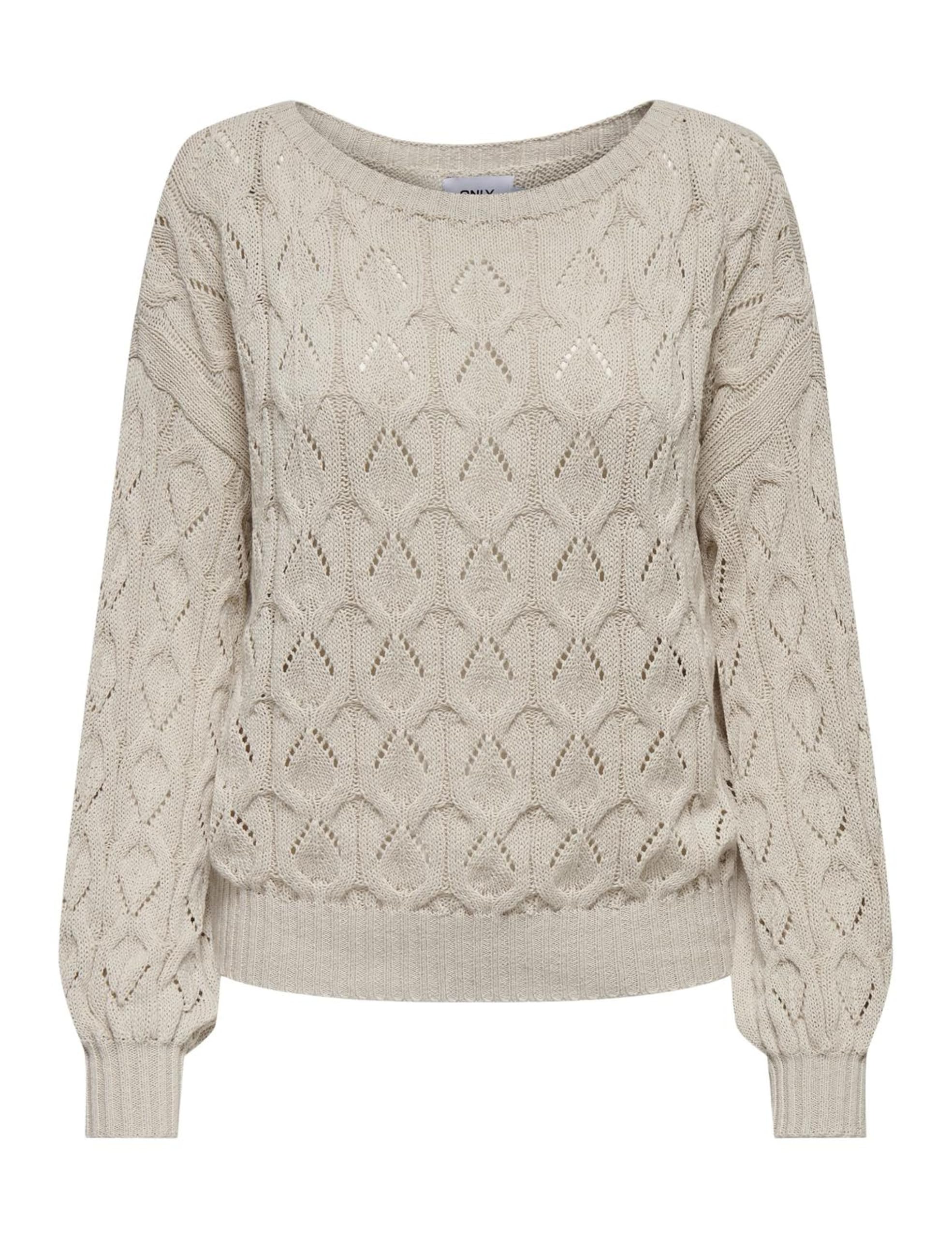 ONLY ONLBRYNN Female Knitted Jumper, Pumice Stone, S