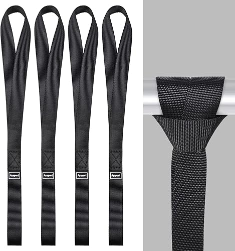 Miniatura 26 de Ayaport Correas de amarre con hebilla de leva de 6 pies y 2200 libras de resistencia a la rotura con ganchos en S para motocicleta, kayak