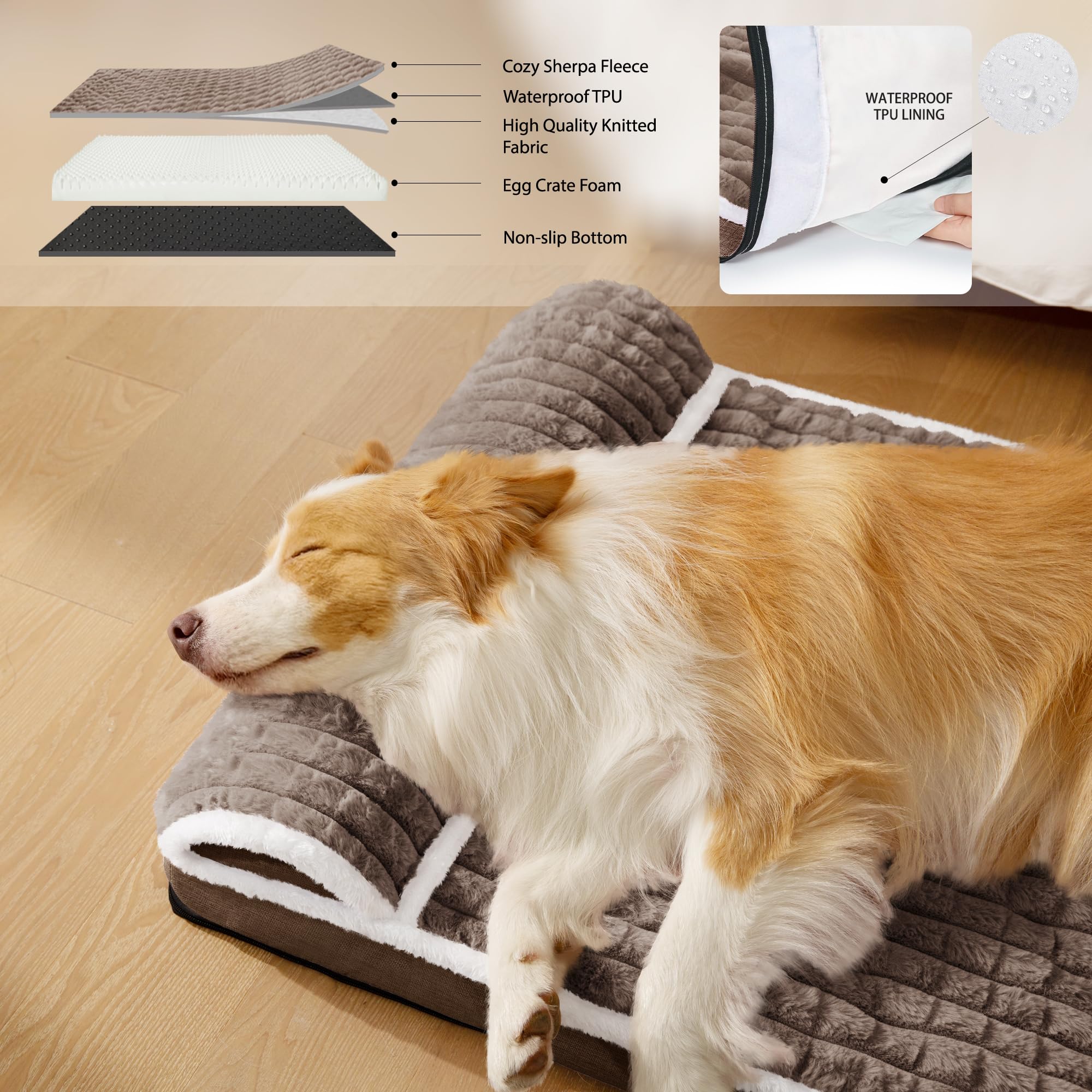 Taupe Bruin | Comfortabel & Stijlvol - Dog's Companion Taupe Bruin | Comfortabel & Stijlvol - Dog's Companion