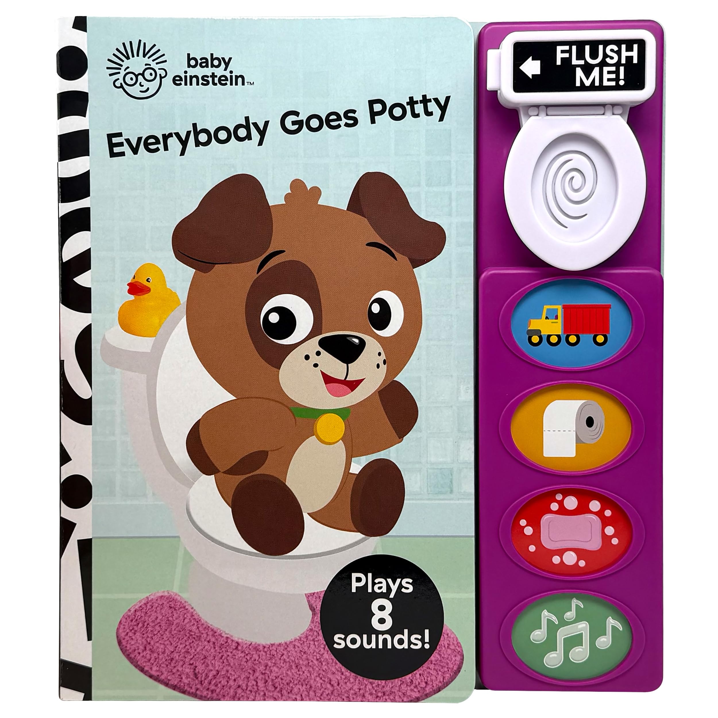 Baby Einstein - Everybody Goes Potty Sound Book with Interactive Flusher - PI Kids
