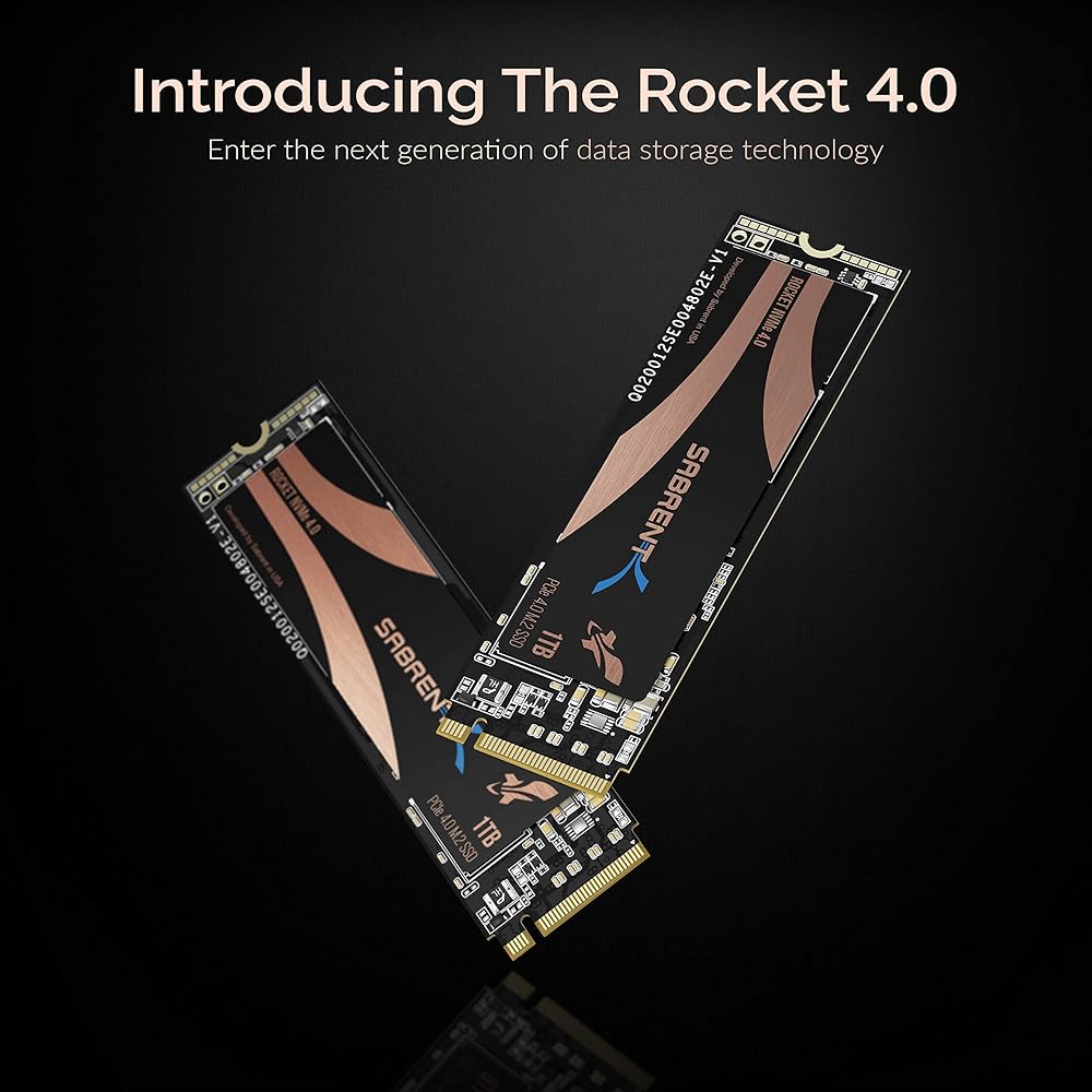 Sabrent Rocket 1TB PCIe Gen4 NVMe M.2-2280 Extreme Performance Internal Solid State Drive thumbnail 2