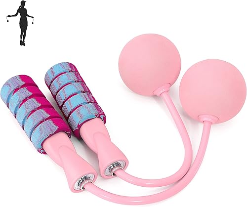 Cuerda de saltar, cuerda de saltar sin cuerda con peso para fitness, sin enredos, de velocidad rápida, cuerda de saltar inalámbrica, entrenamiento