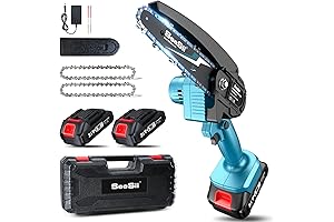 SEESII 6-Inch Mini Lithium Chainsaw: Effortless Woodcutting Made Portable
