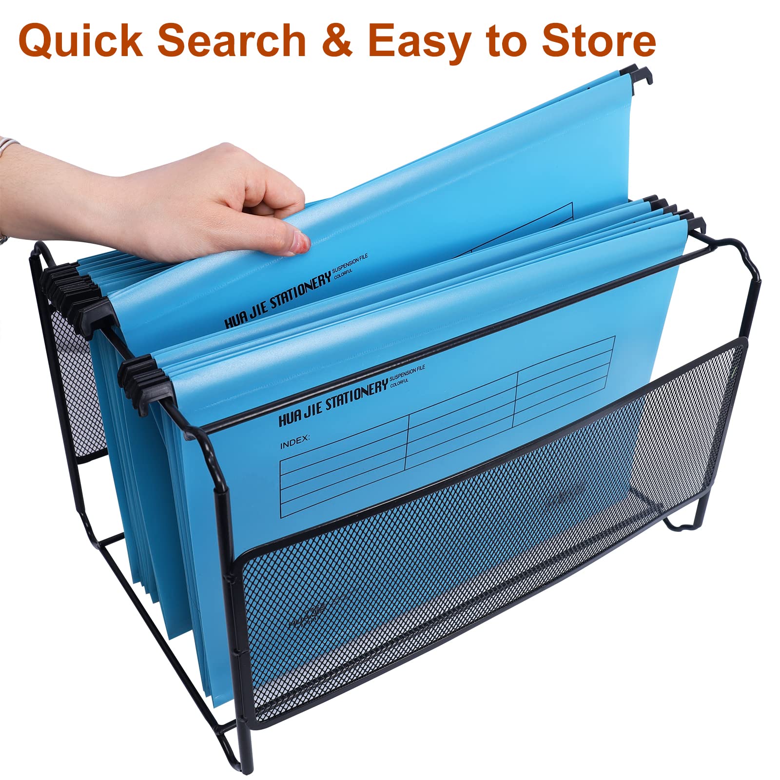 Onglets Colorés Organisation Lot De 15 Dossiers Suspendus Colorés Avec étiquettes - Classement Documents A4 Pour Bureau, école Ou Maison Rangement Archivage