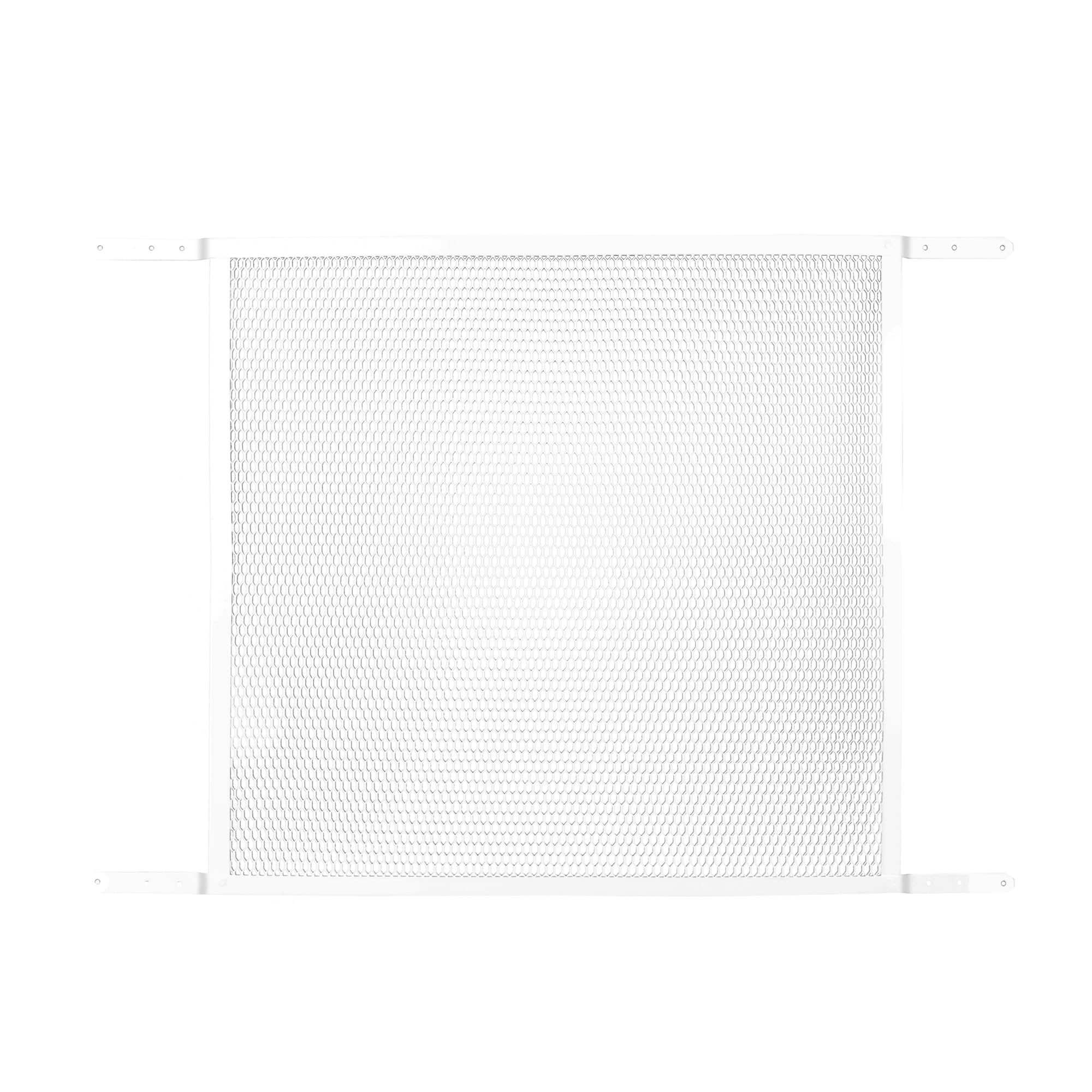 M-D Building Products 14182 Door Grille, Adjustable Fit for Doors 30" to 36" Wide, Easy-to-Install, Ideal for Residential and Commercial Use (White)