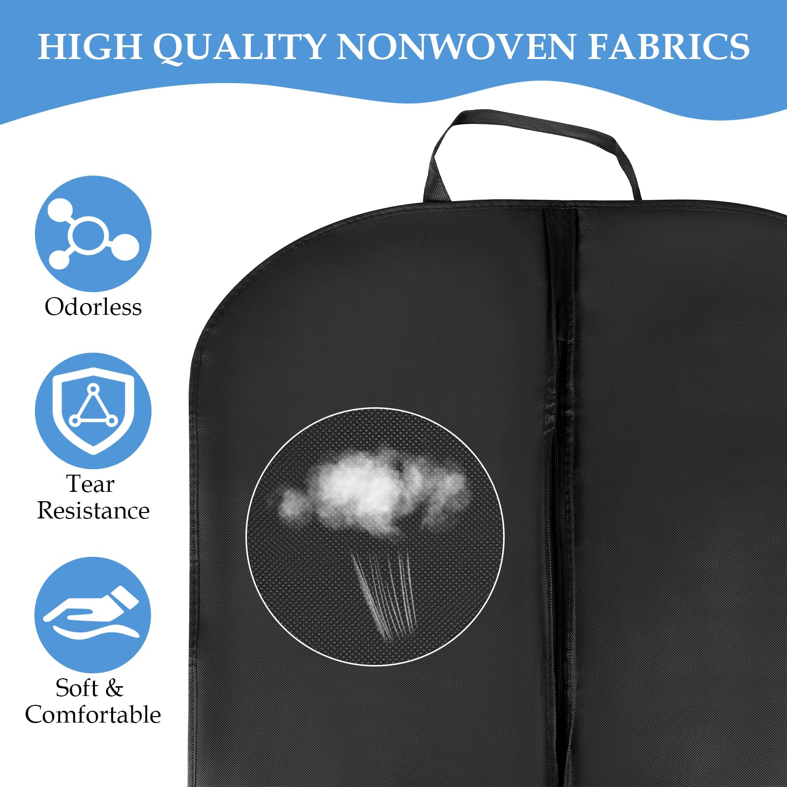 Housse De Rangement Pour Vêtement Compactor Nancy Beige H. 100 X L. 60