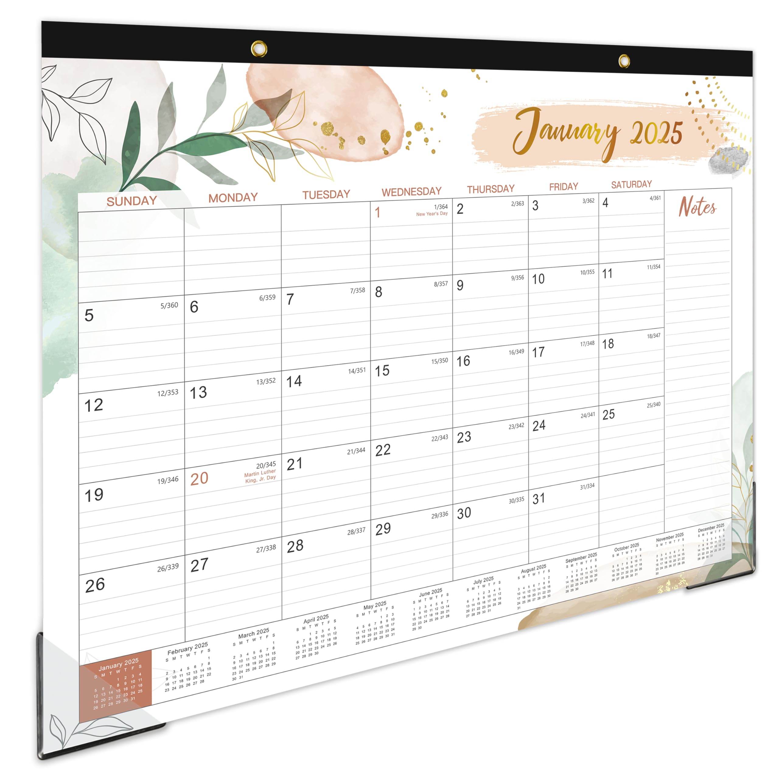 2025 Desk Calendar Large Desk Calendar 2025 2026 22 X | Desertcart Israel