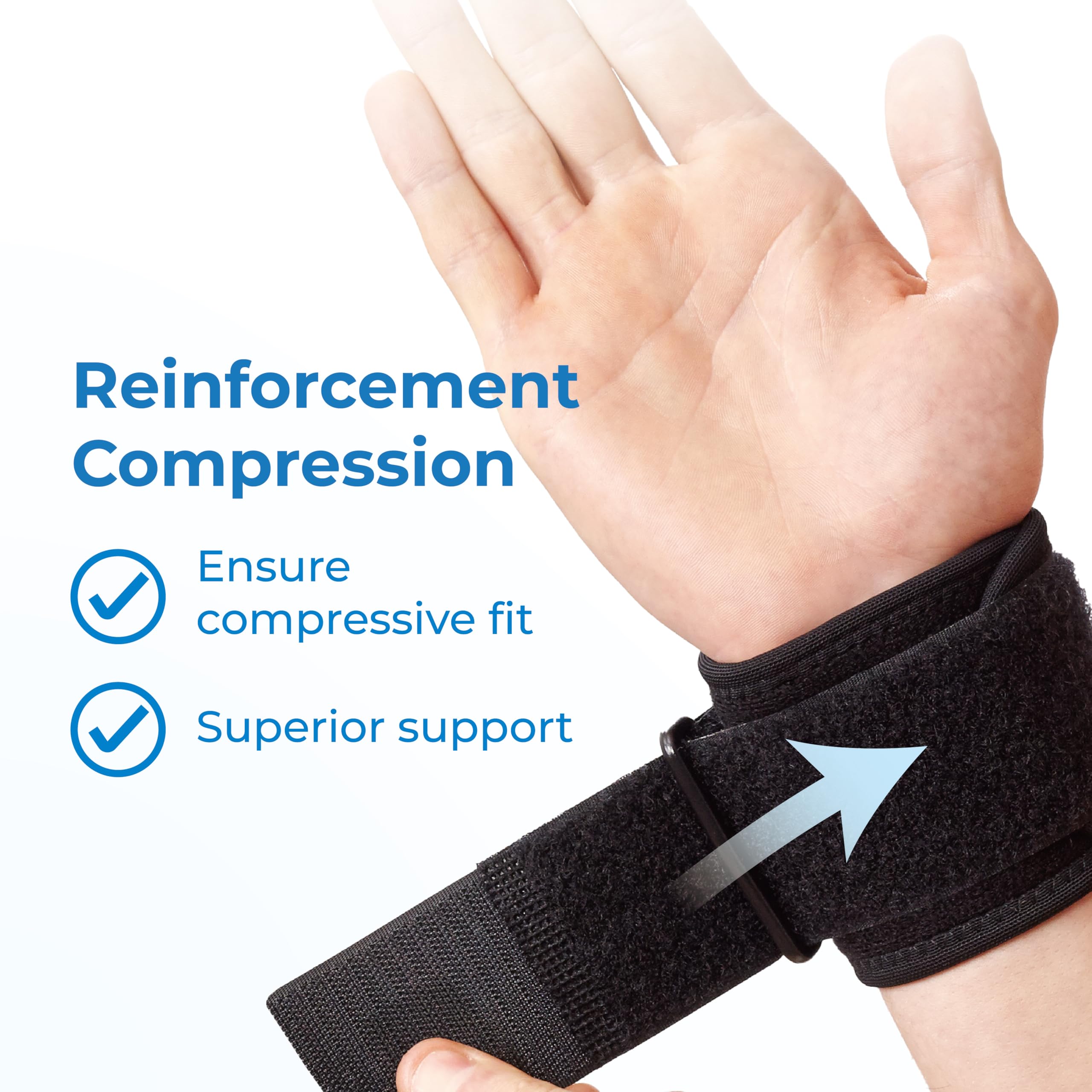 Amazon.com: LP SUPPORT 753CA Adjustable Wrist Brace - Wrist Straps