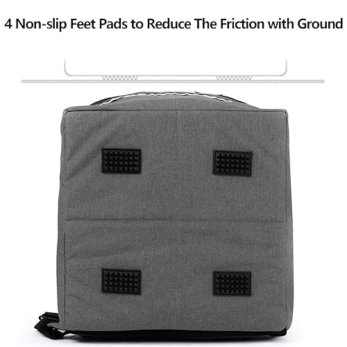 Miniatura 5 de Teamoy Bolsa de viaje para asiento de automóvil, bolsa de control para puerta de asiento de automóvil con asa superior y cintas reflectantes, fundas