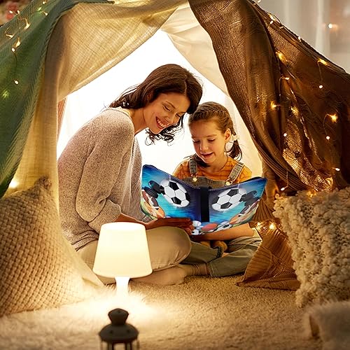 Miniatura 6 de Carpeta de tarjetas compatible con tarjetas de fútbol, tarjetas comerciales, MTG y otros TCG, se adapta a 400 tarjetas con 50 páginas extraíbles,